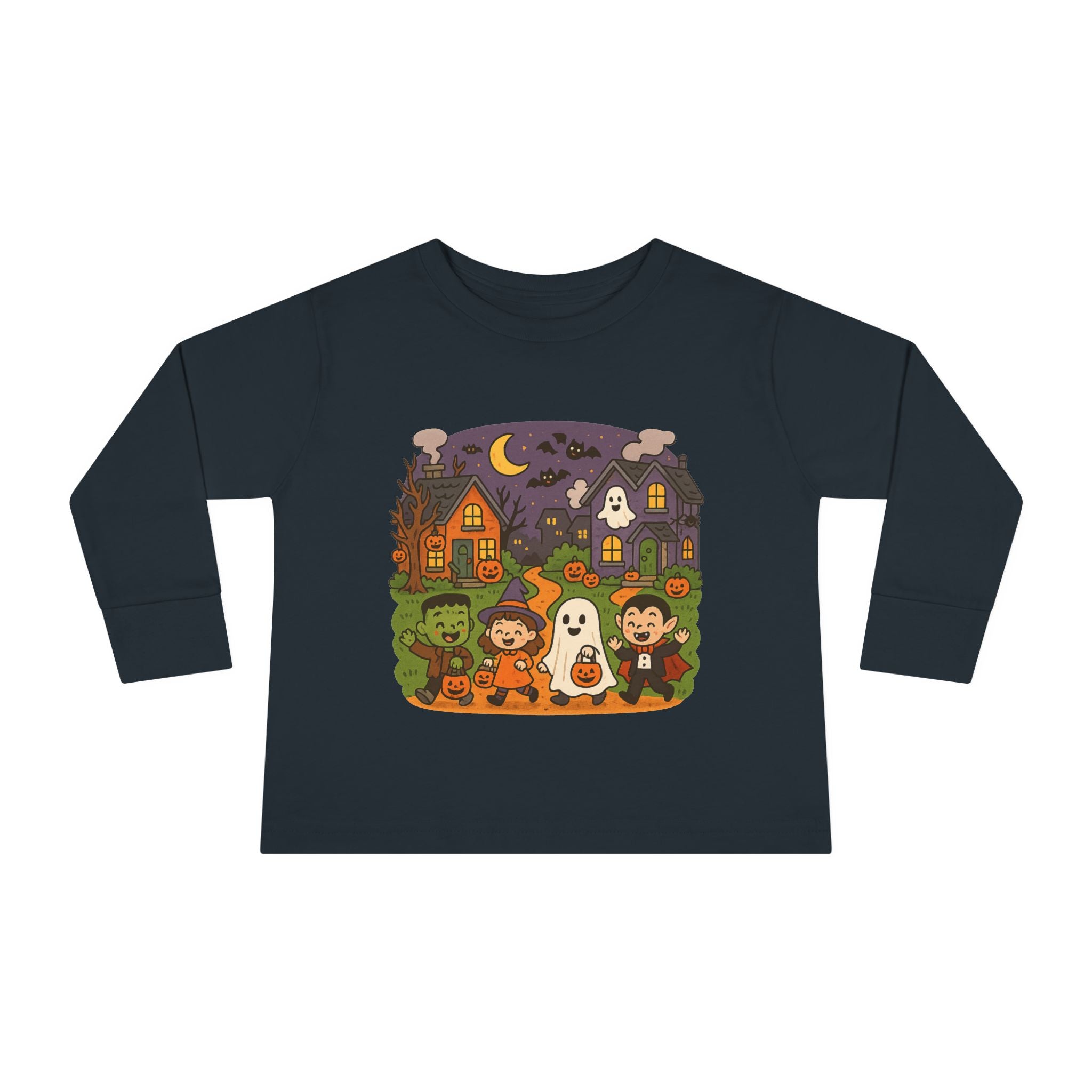 Halloween Toddler Long Sleeve Tee, Cute Kids Halloween Shirt, Fall Wardrobe Piece