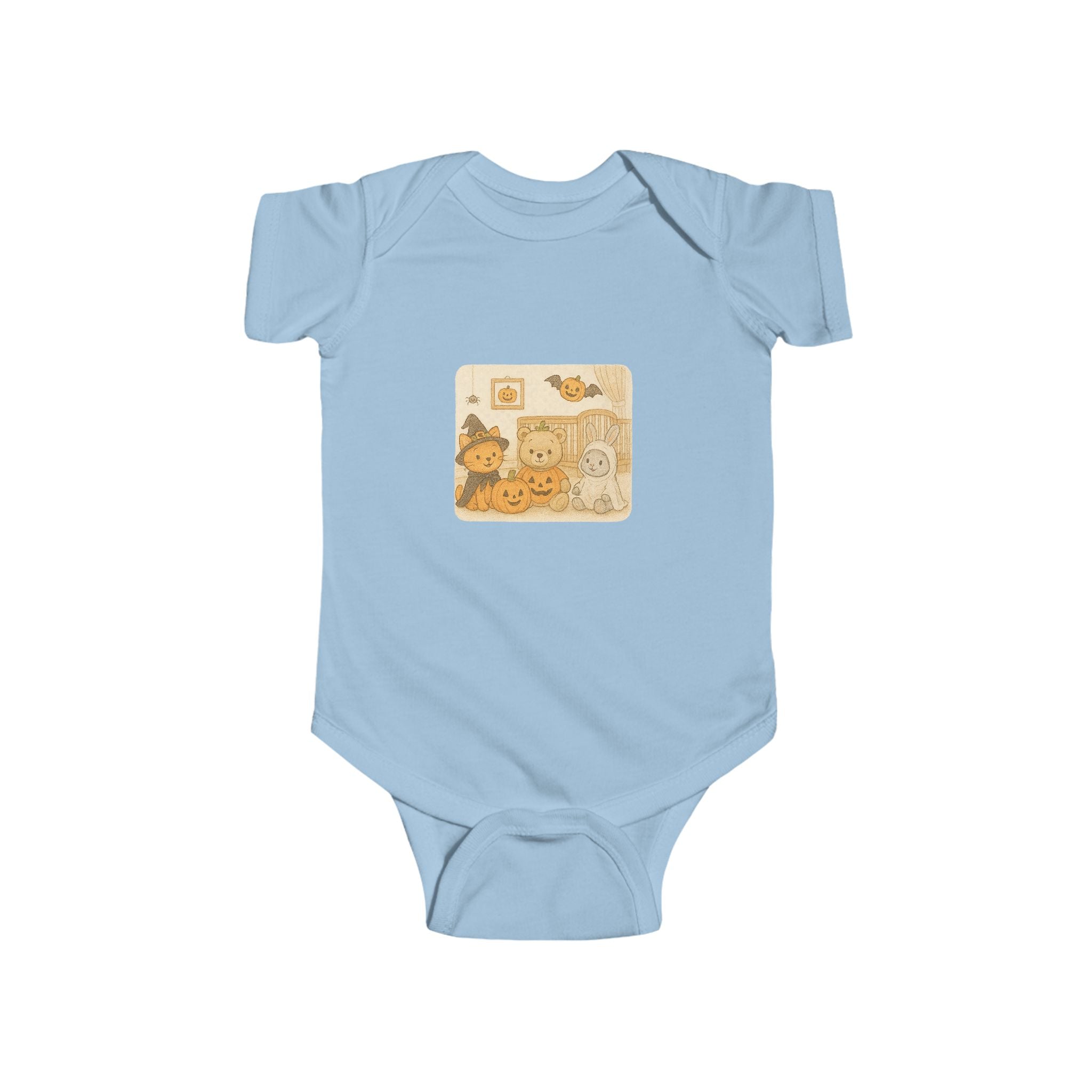 Adorable Cartoon Bodysuit, Cute Baby Clothes, Infant Outfit, Halloween Baby Bodysuit, Newborn Gift