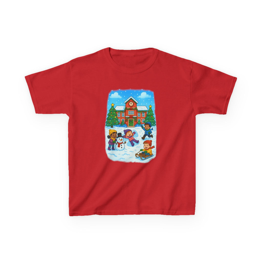 Winter Wonderland Holidays School Recess Kids T-Shirt