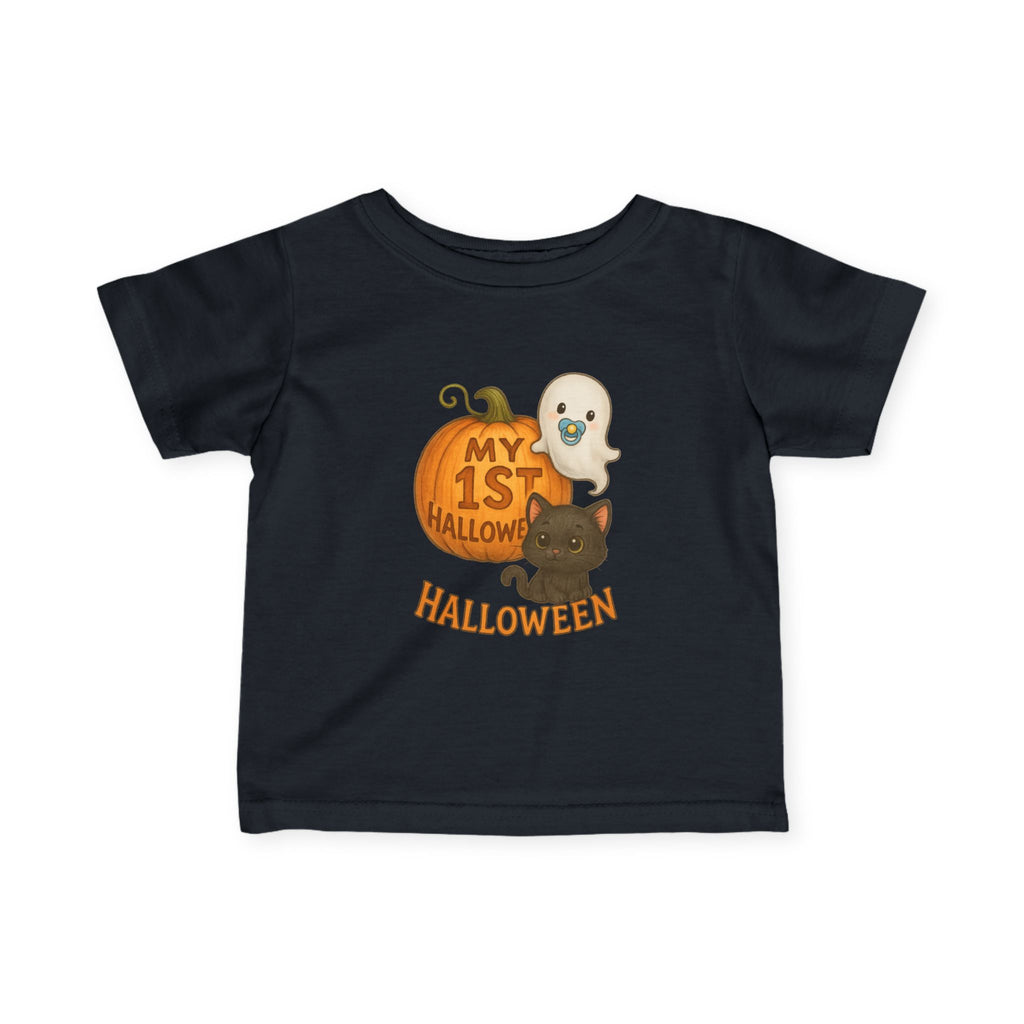 My 1st Halloween Infant Tee, Baby Halloween Shirt, Cute Baby Outfit, First Halloween Gift