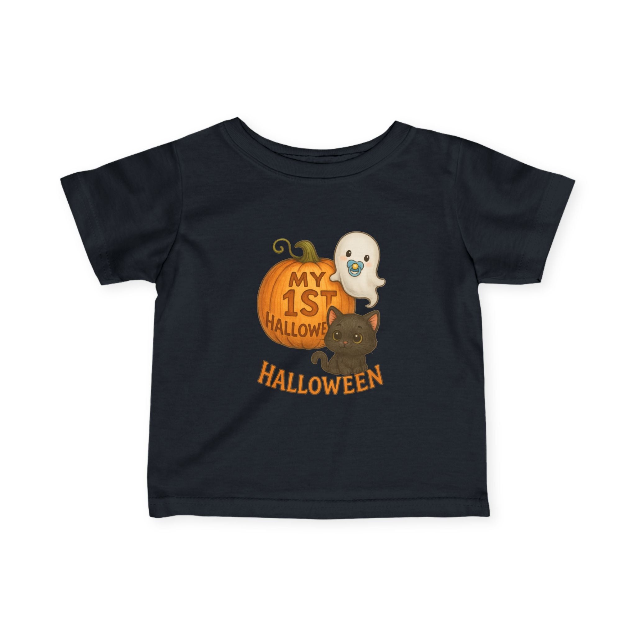 My 1st Halloween Infant Tee, Baby Halloween Shirt, Cute Baby Outfit, First Halloween Gift