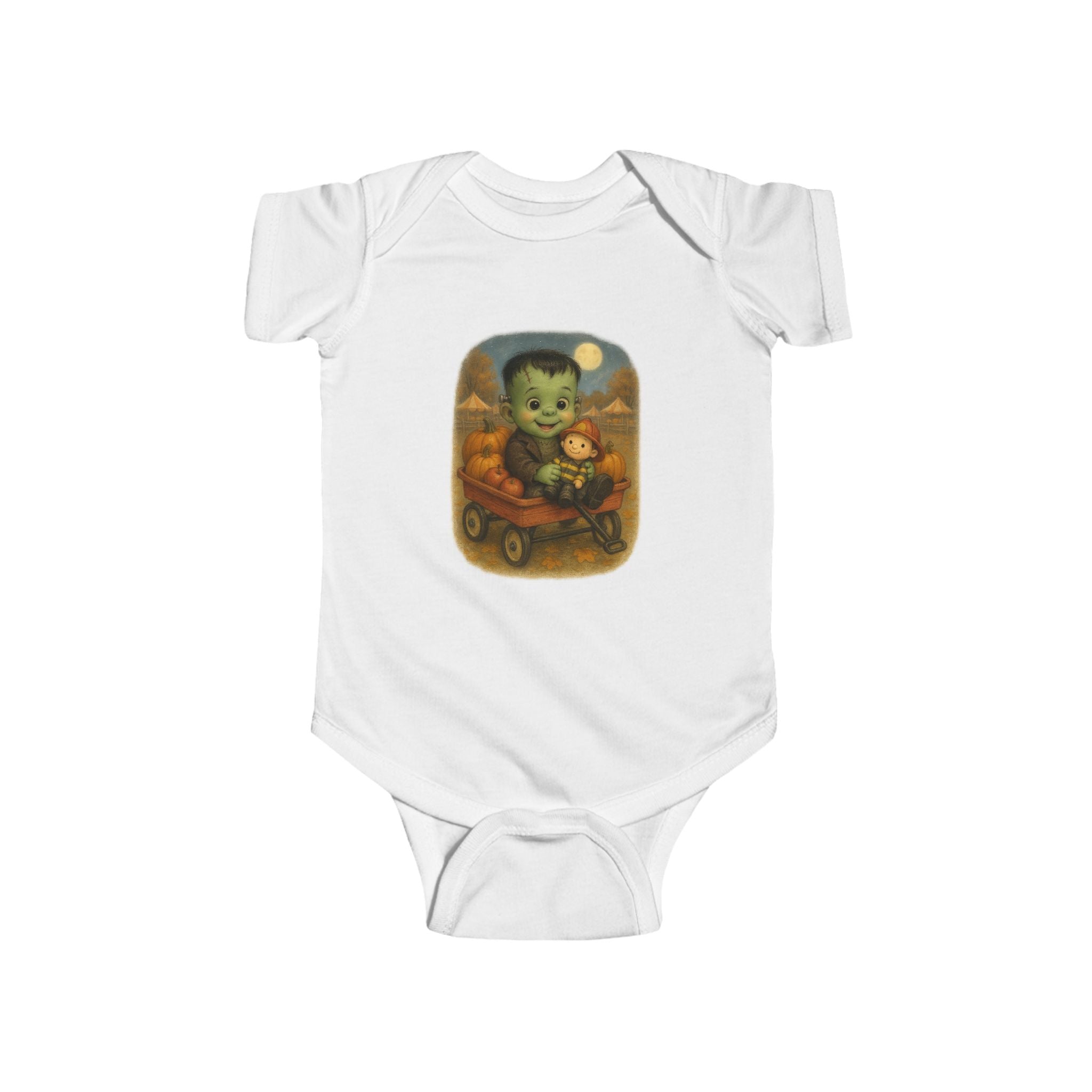 Cute Monster Infant Bodysuit, Halloween Baby Outfit, Baby Costume, Unique Gift, Baby Shower Present