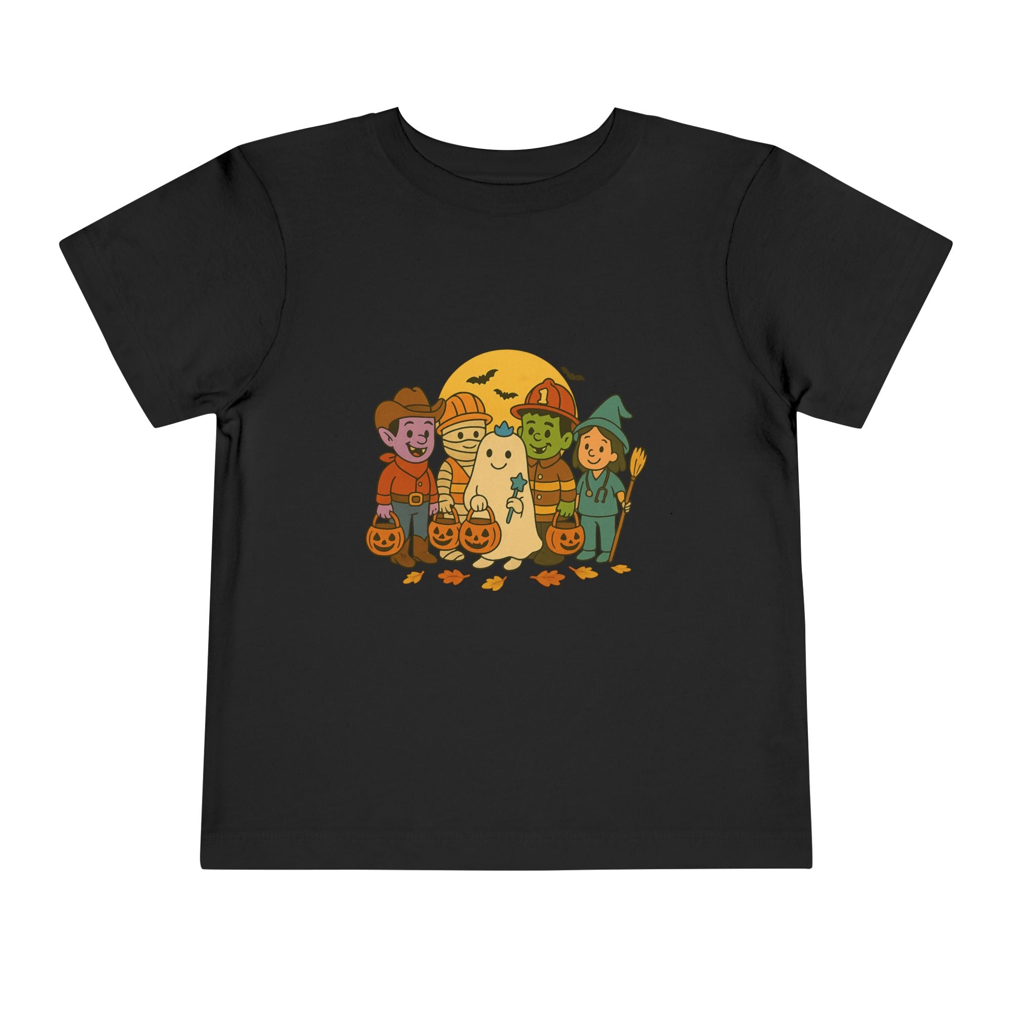 Halloween Toddler Tee, Cute Ghost and Friends T-Shirt, Spooky Fall Outfit