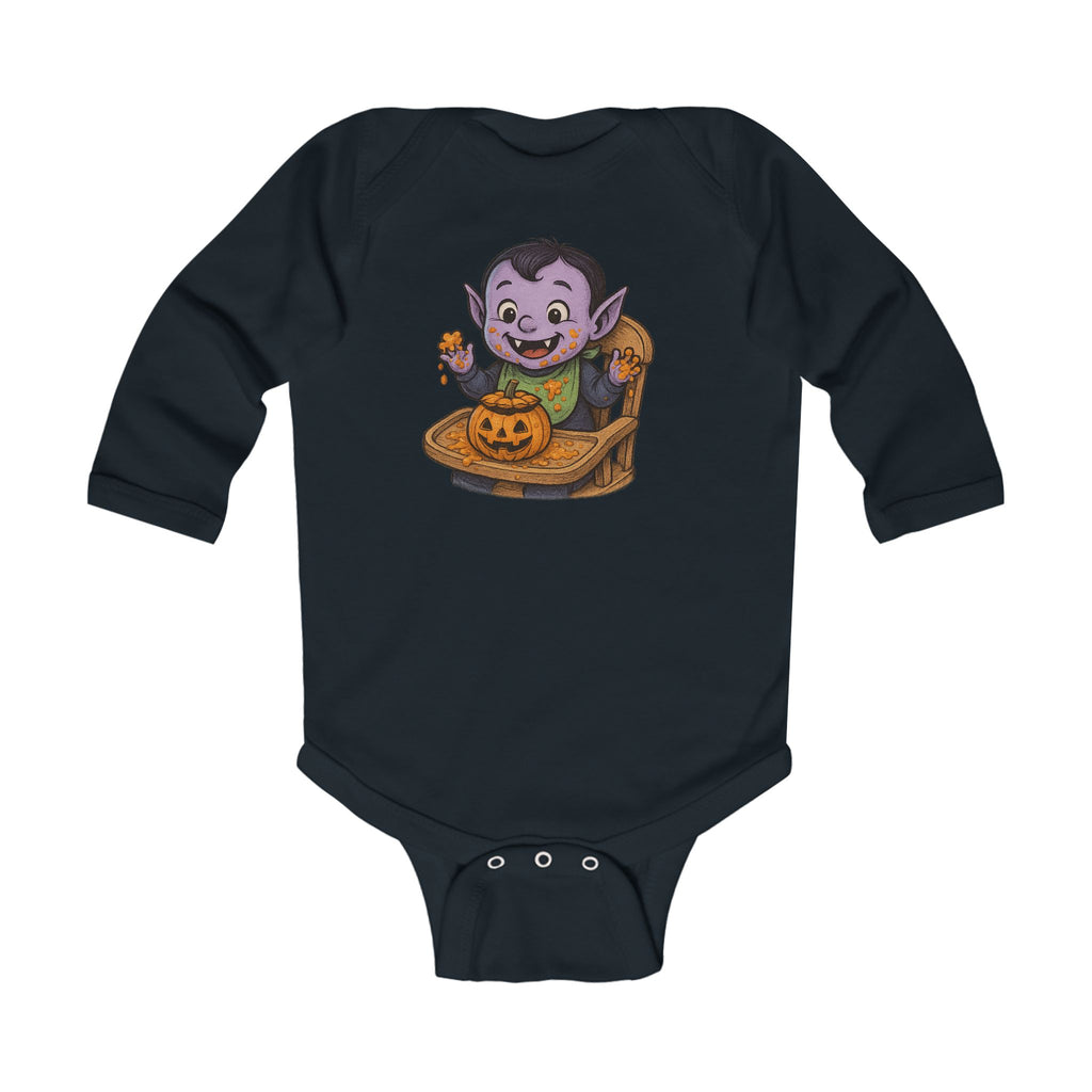 Halloween Vampire Infant Bodysuit, Cute Baby Onesie, Spooky Costume, Toddler Halloween Outfit,