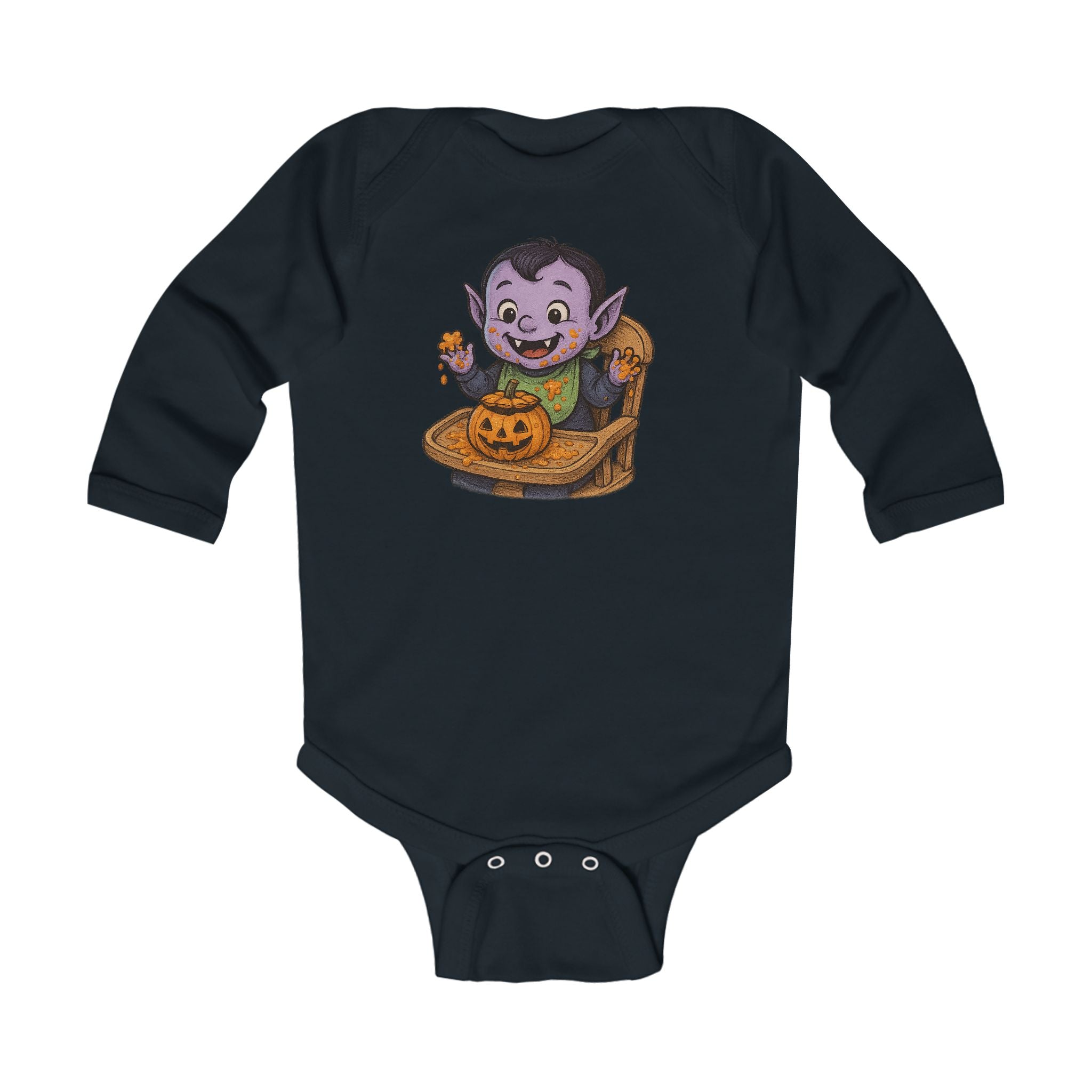 Halloween Vampire Infant Bodysuit, Cute Baby Onesie, Spooky Costume, Toddler Halloween Outfit,