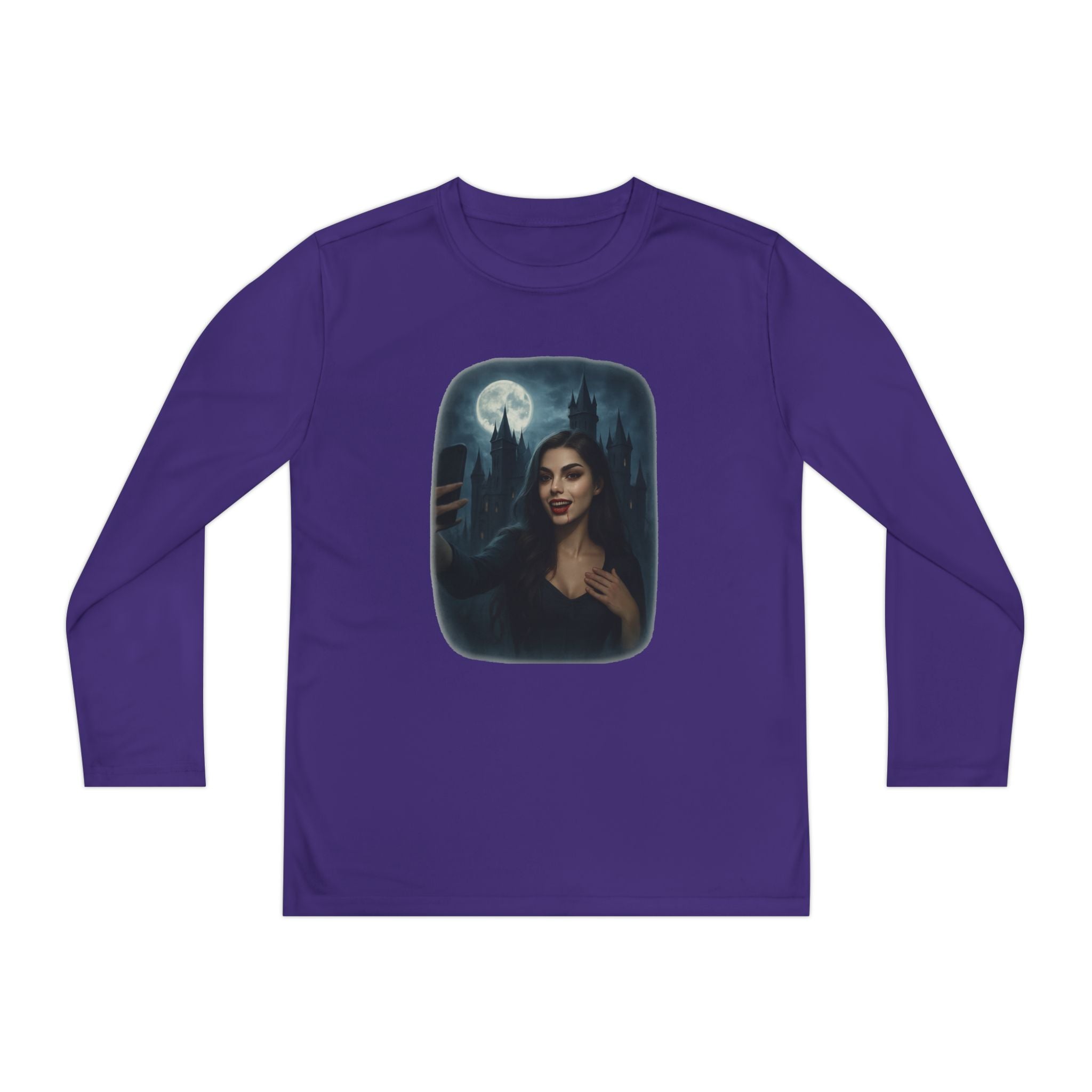Influencer, Instagram Selfie Witch, Youth Long Sleeve Tee, T-Shirt, Gift for Teens