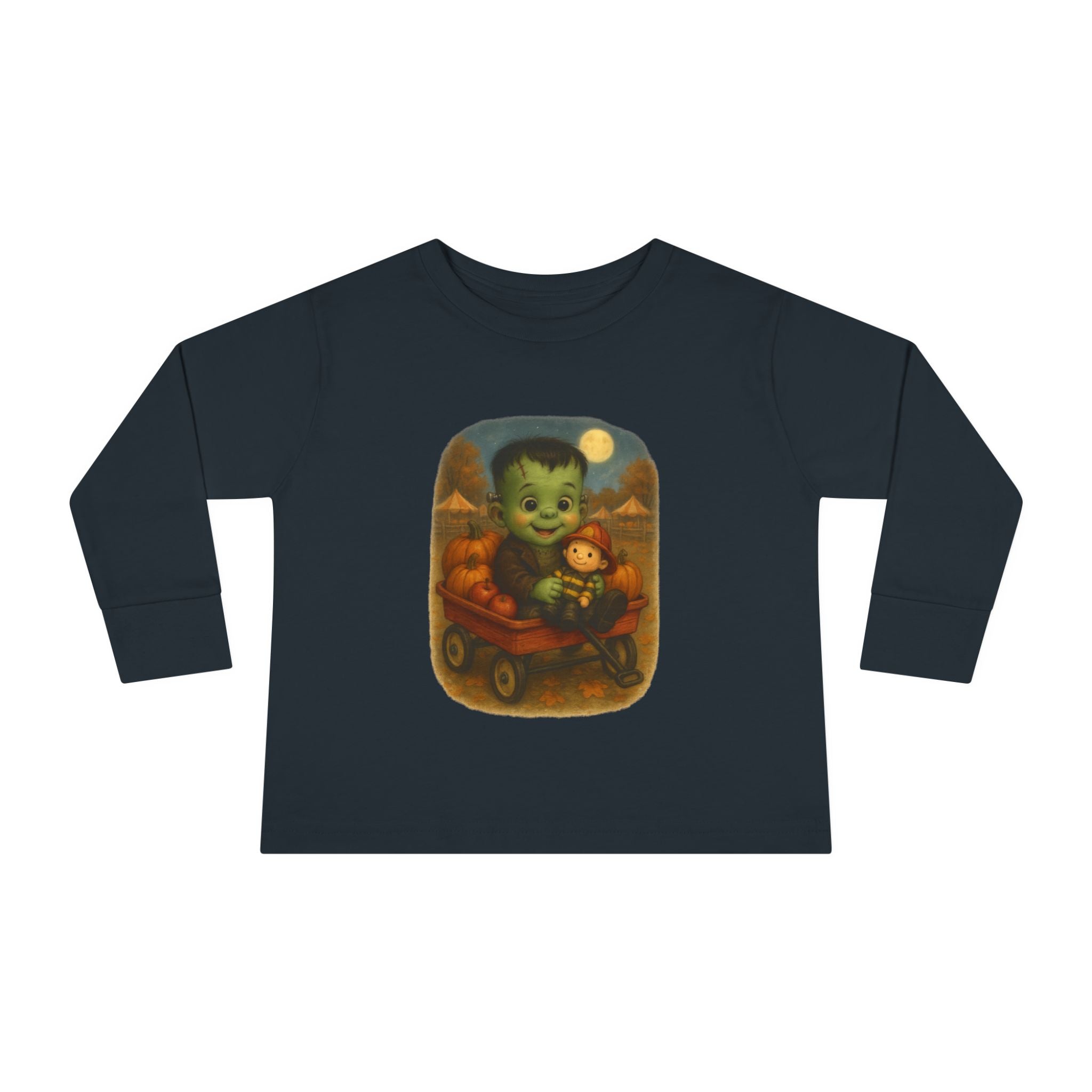 Whimsical Toddler Long Sleeve Tee, Cute Kids Shirt, Halloween Outfit, Adorable Toddler Gear