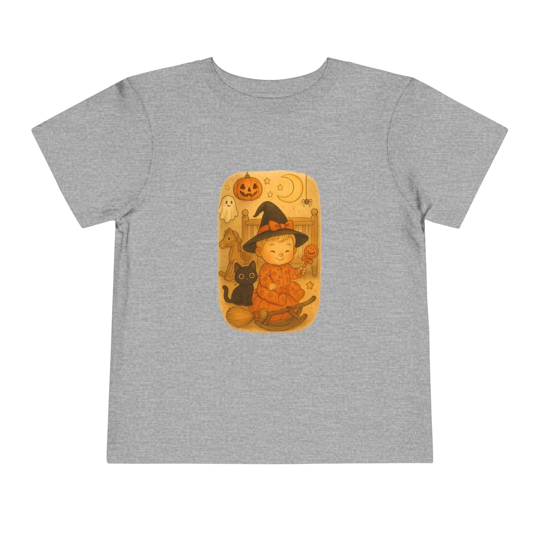 Toddler Halloween Witch Tee | Cute Toddler Costume Shirt, Kids Halloween Outfit, Fall-Themed Clothing