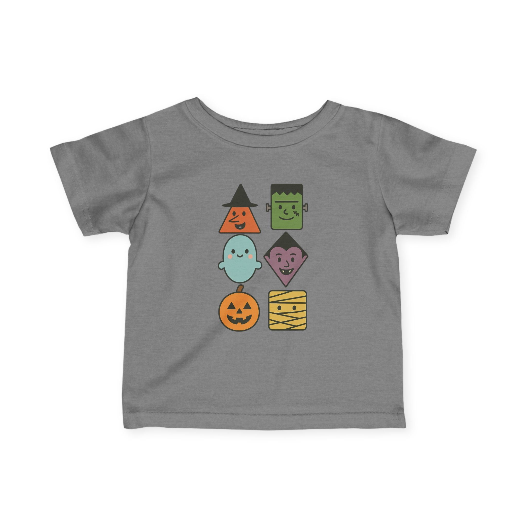 Halloween Tee with Cute Monsters, Toddler Halloween Shirt, Spooky Playdate Outfit