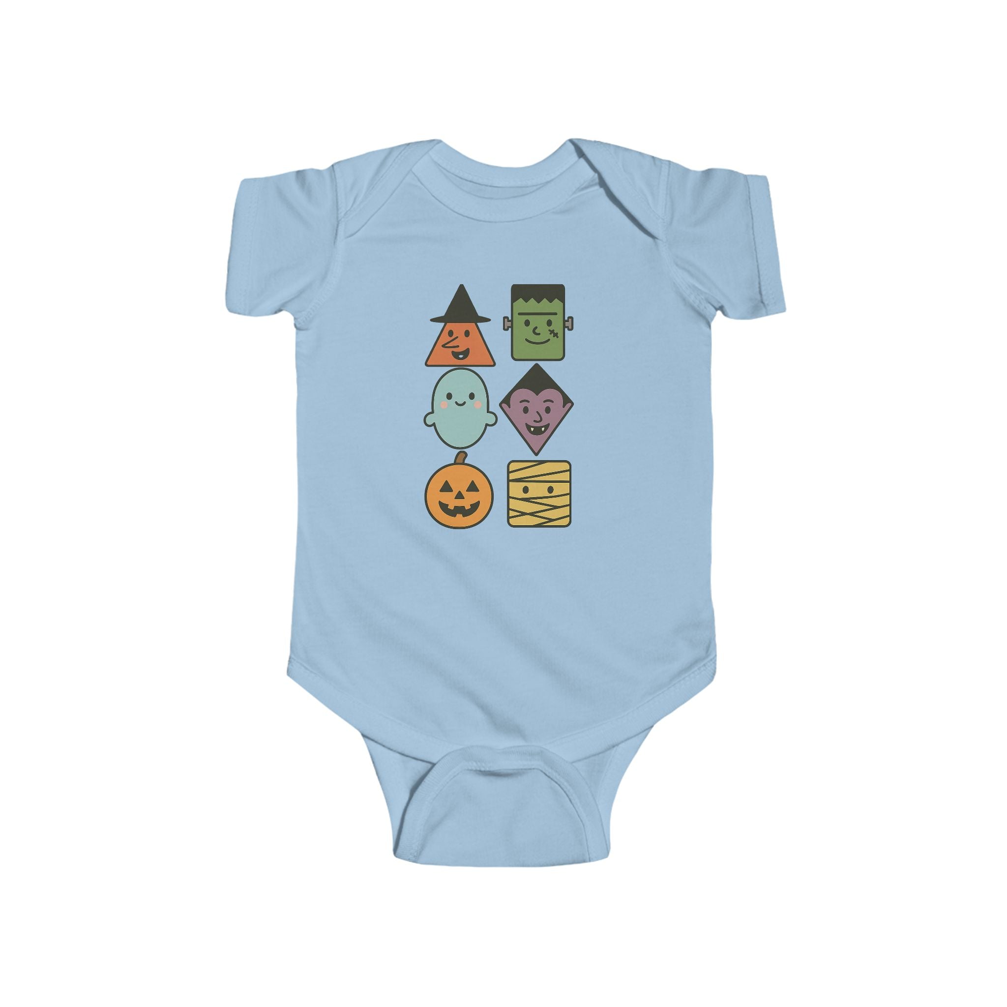 Halloween Character Shapes Baby, Infant Onesie