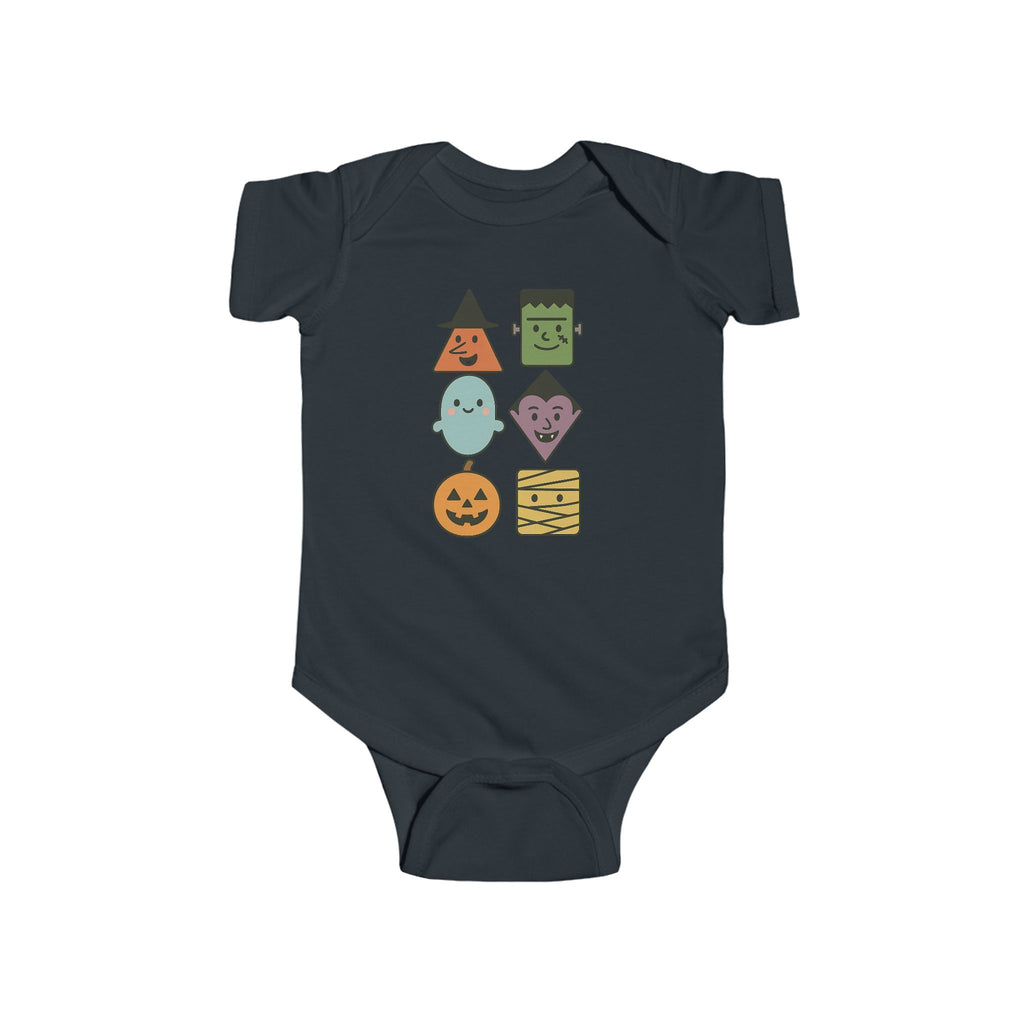 Halloween Character Shapes Baby, Infant Onesie