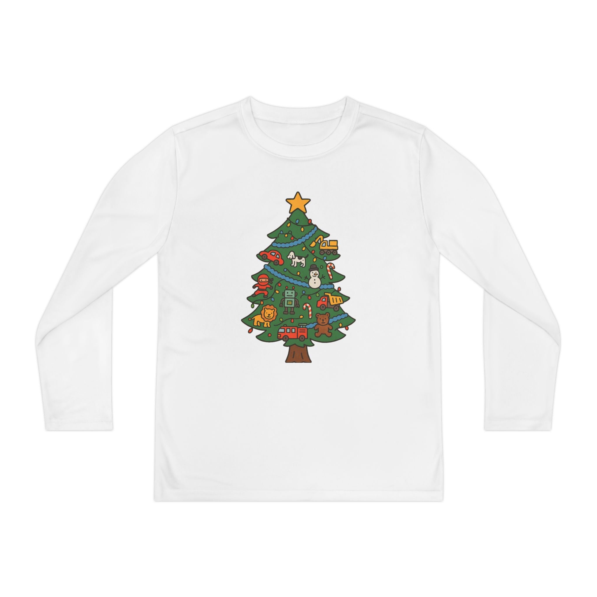 Kids' Christmas Tree Long Sleeve Tee