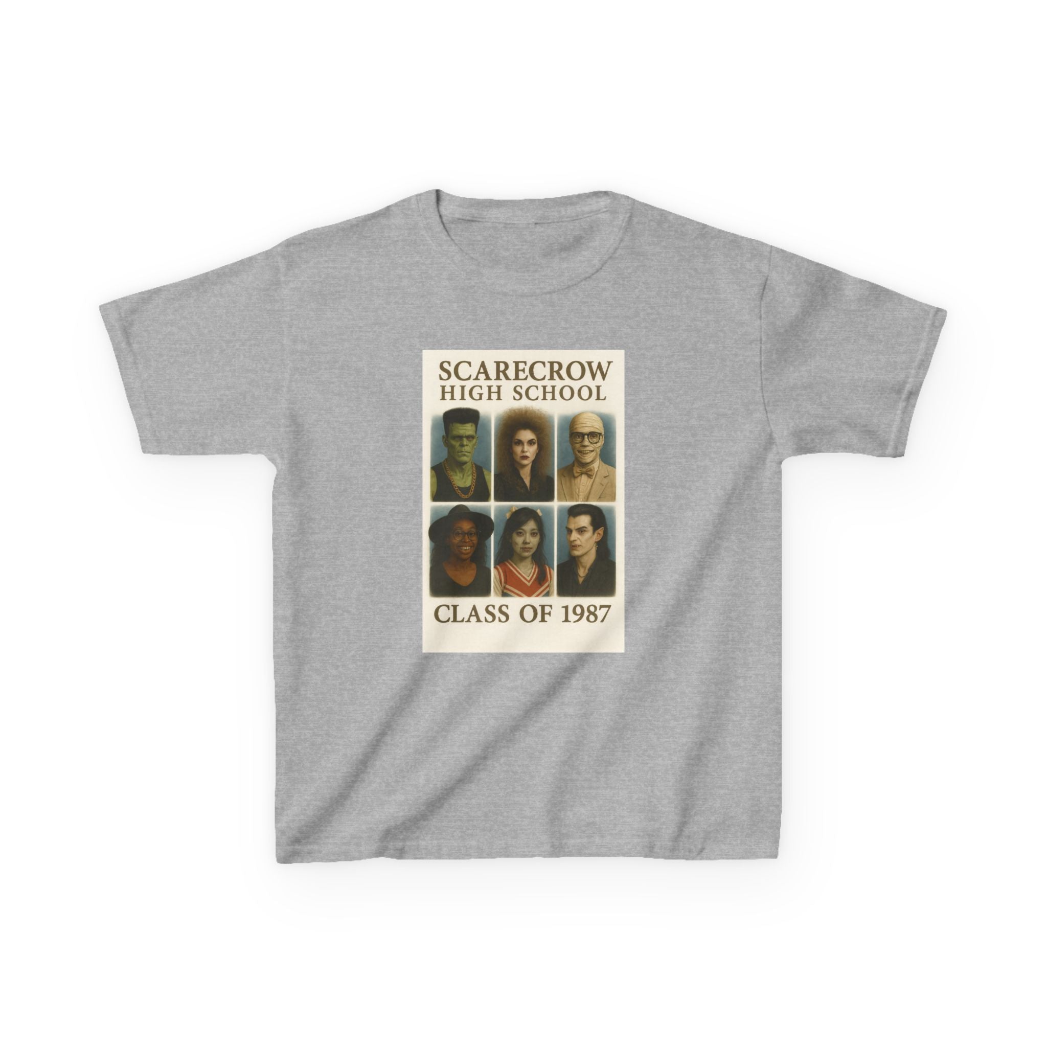Vintage Scarecrow High School Class of 1987 Tee, Kids Graphic T-Shirt, Back to School Shirt, Gifts for Kids