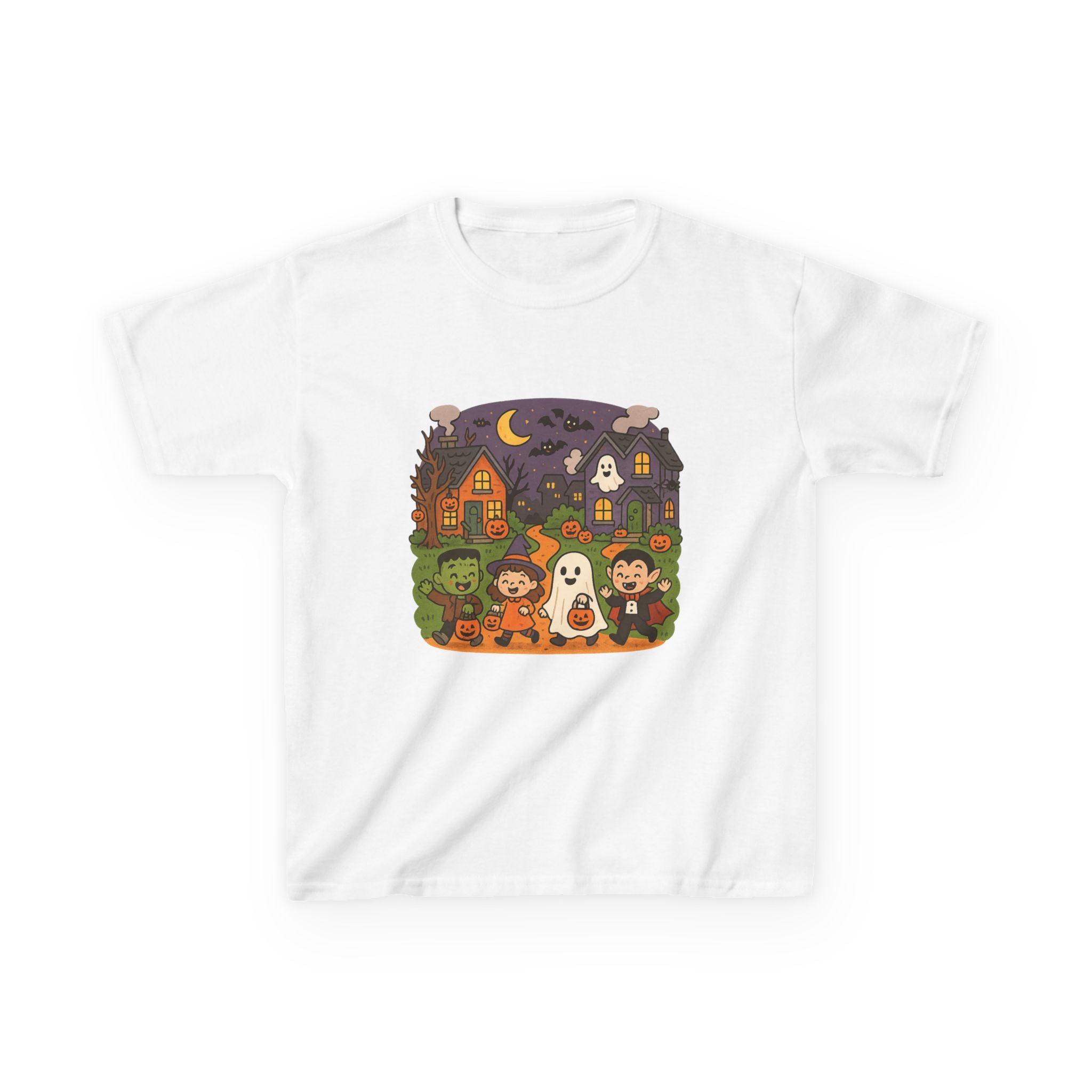 Halloween Kids Tee Shirt, Spooky Fun, Trick or Treat, Pumpkin Patch Outfit, Kids Halloween Apparel