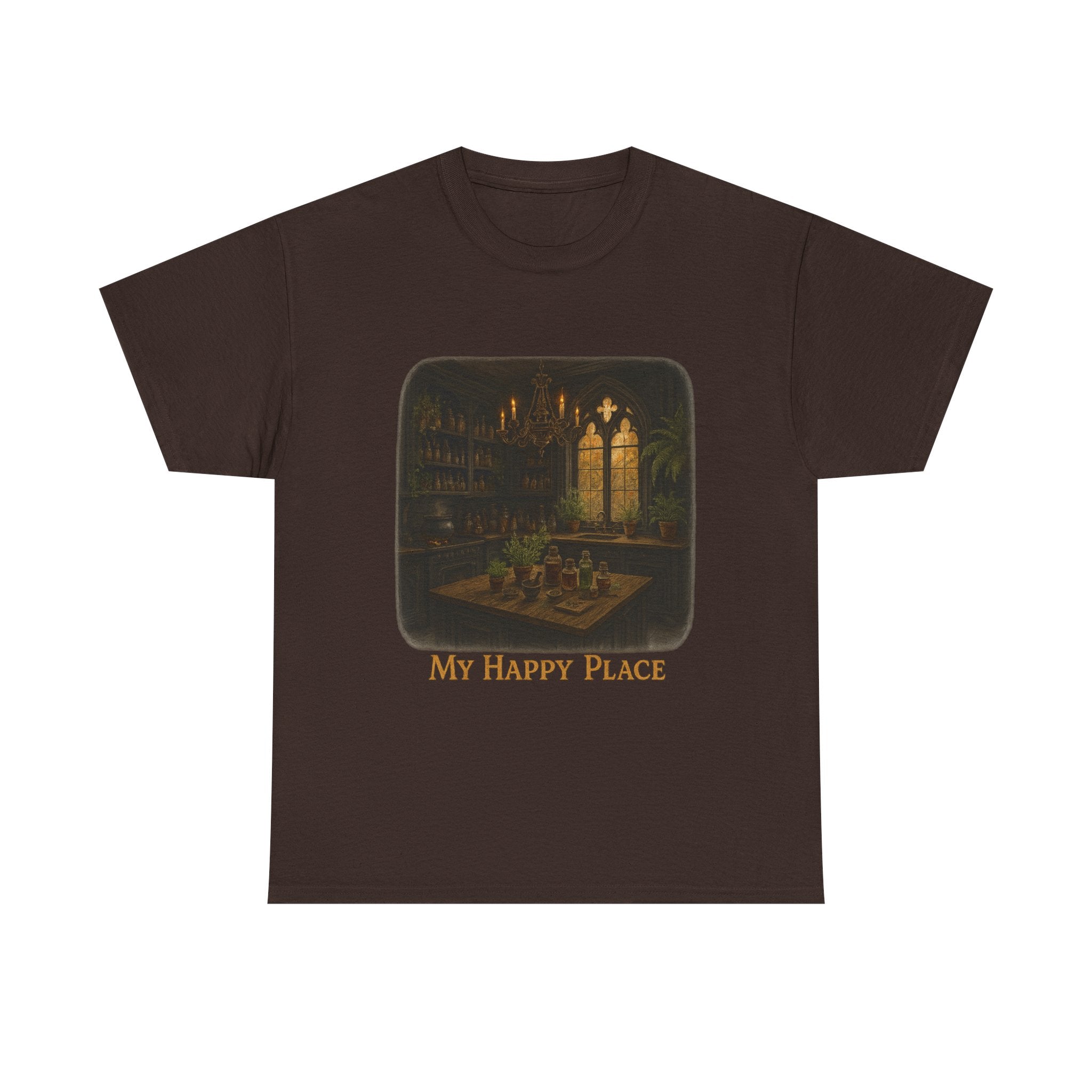 Cozy Sanctuary Tee - My Happy Place Shirt, Unisex Cotton T-Shirt, Casual Wear, Gift for Book Lovers, Vintage Style Tee
