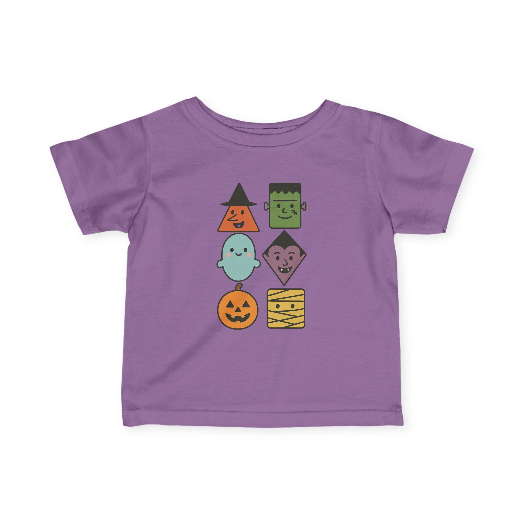 Halloween Tee with Cute Monsters, Toddler Halloween Shirt, Spooky Playdate Outfit