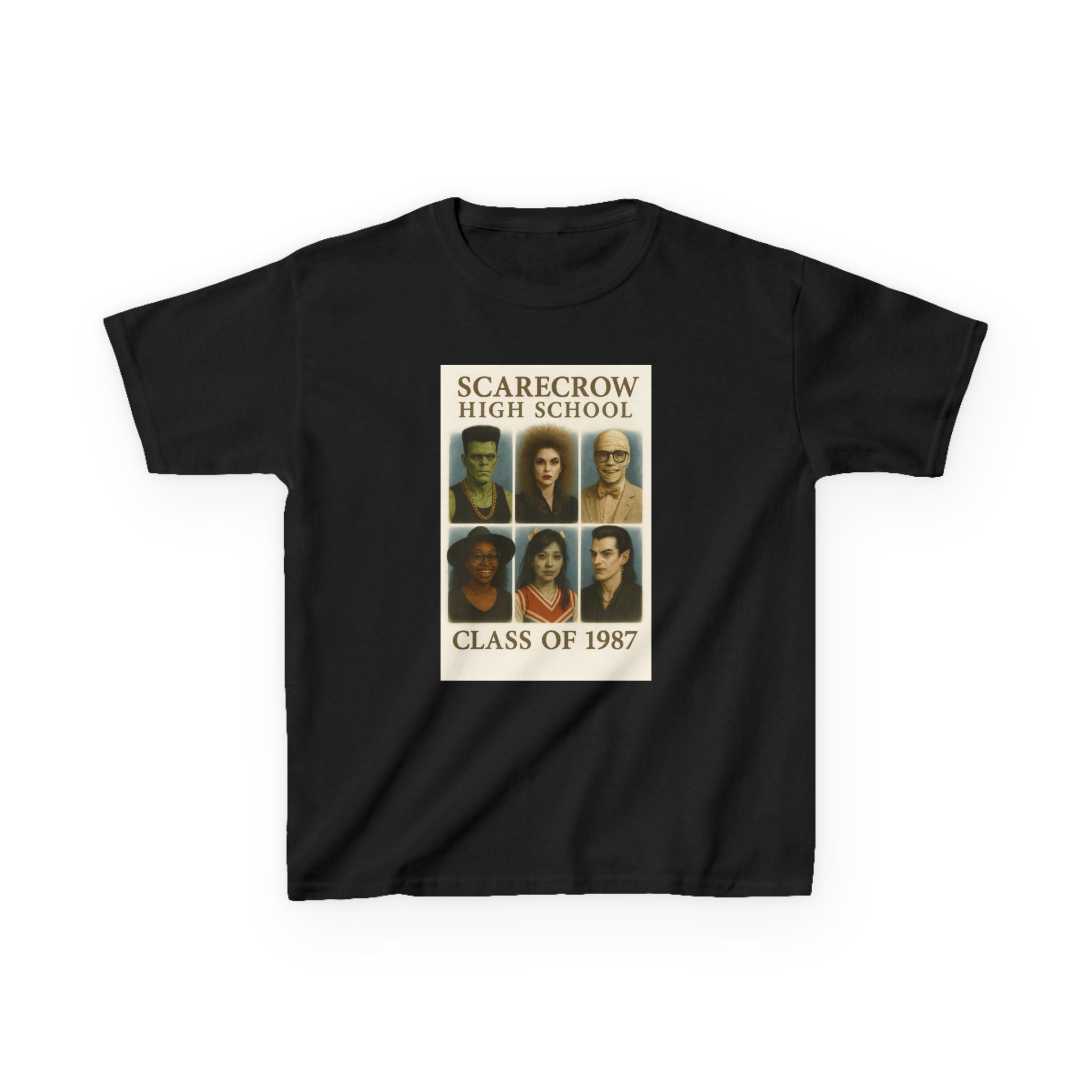 Vintage Scarecrow High School Class of 1987 Tee, Kids Graphic T-Shirt, Back to School Shirt, Gifts for Kids