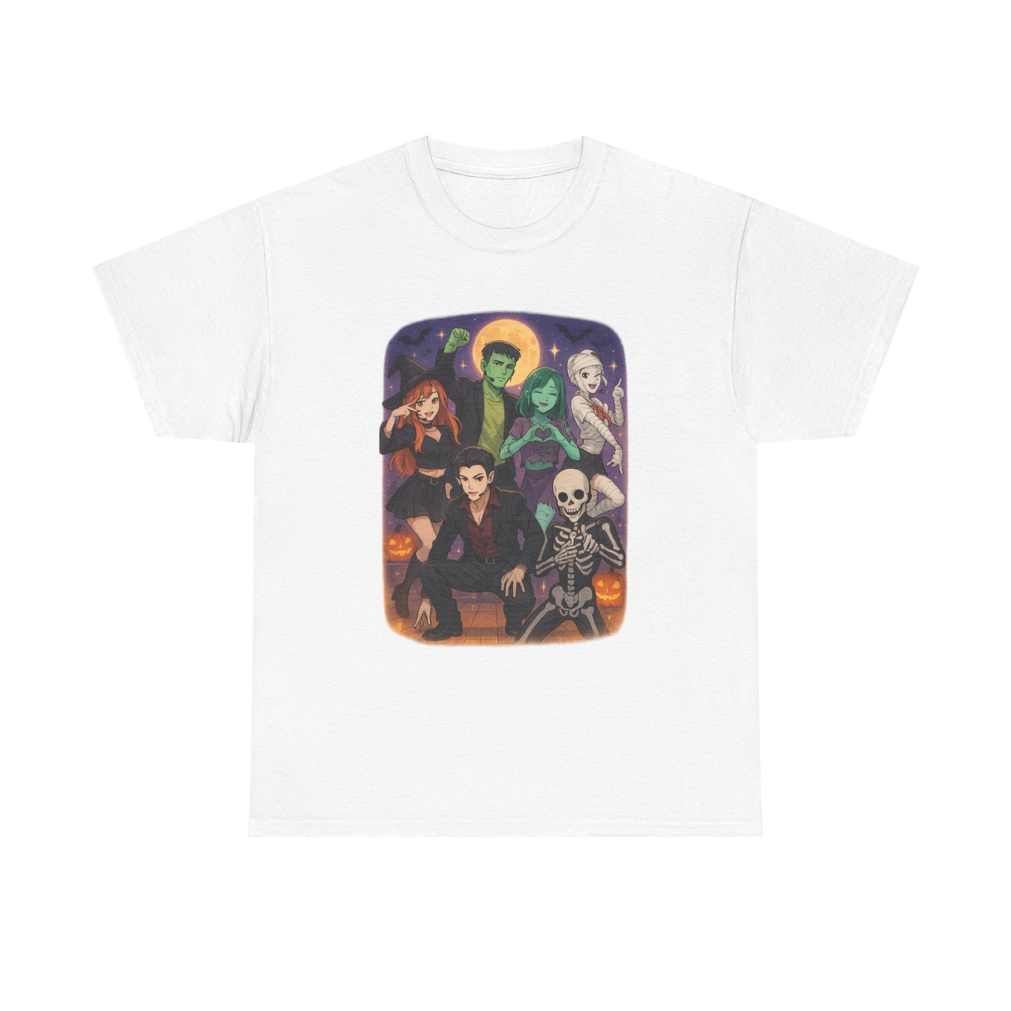 K Pop, Anime, Spooky Halloween Unisex T-Shirt, Halloween Costume Tee, Monster Party Top, Demon