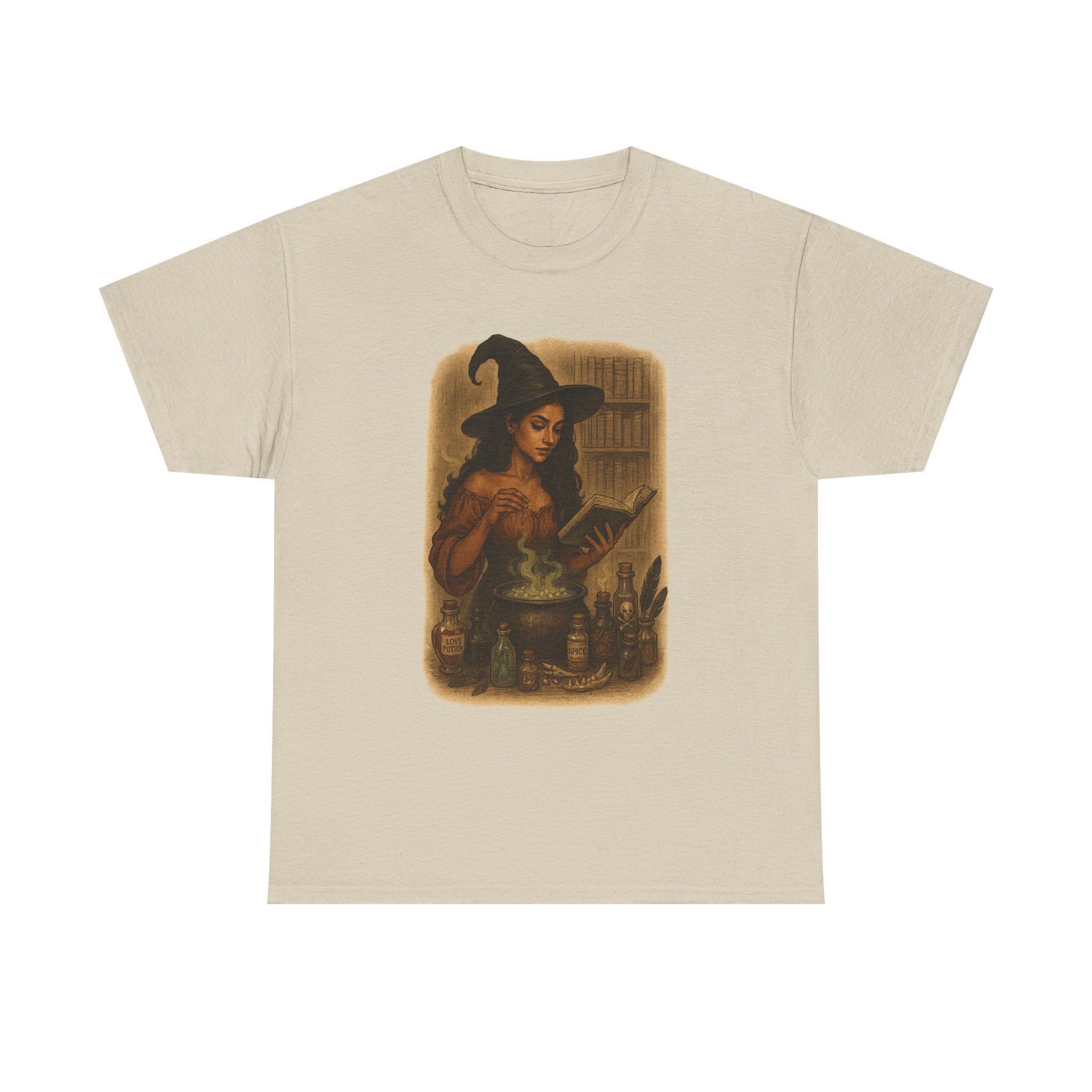 Witchy Heavy Cotton Tee, Witch T-Shirt, Halloween Apparel, Dark Romance Book