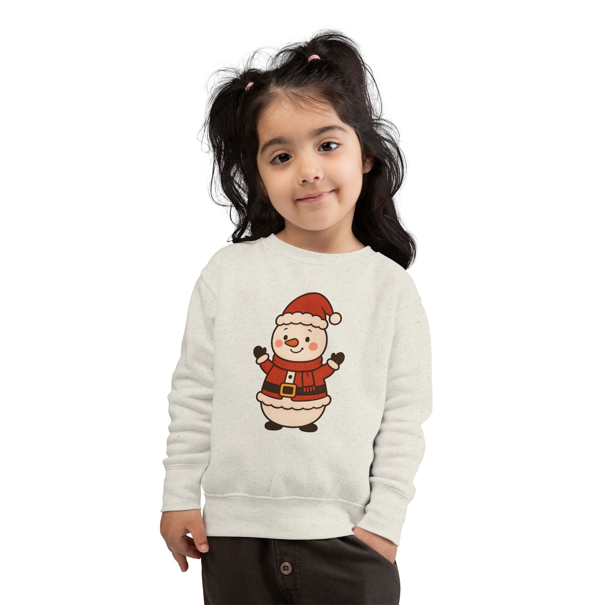 Toddler Sweatshirt Santa Snowman Christmas Pullover for Kids