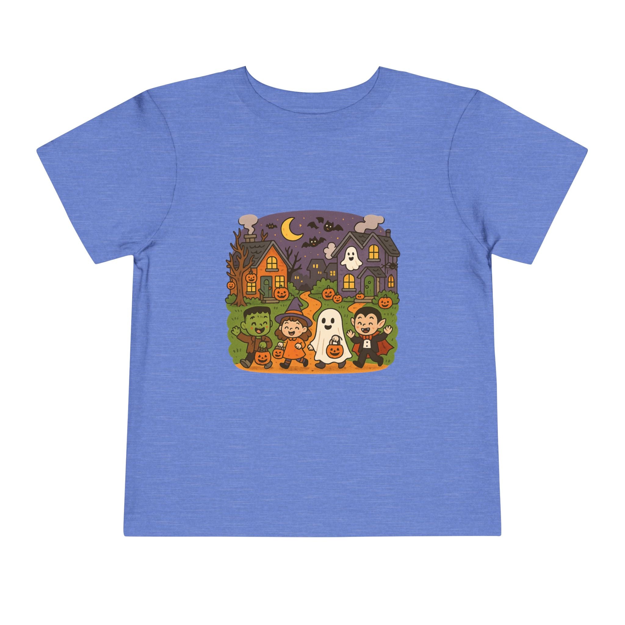 Toddler Halloween Tee, Cute Spooky Short Sleeve T-Shirt, Halloween Party Apparel