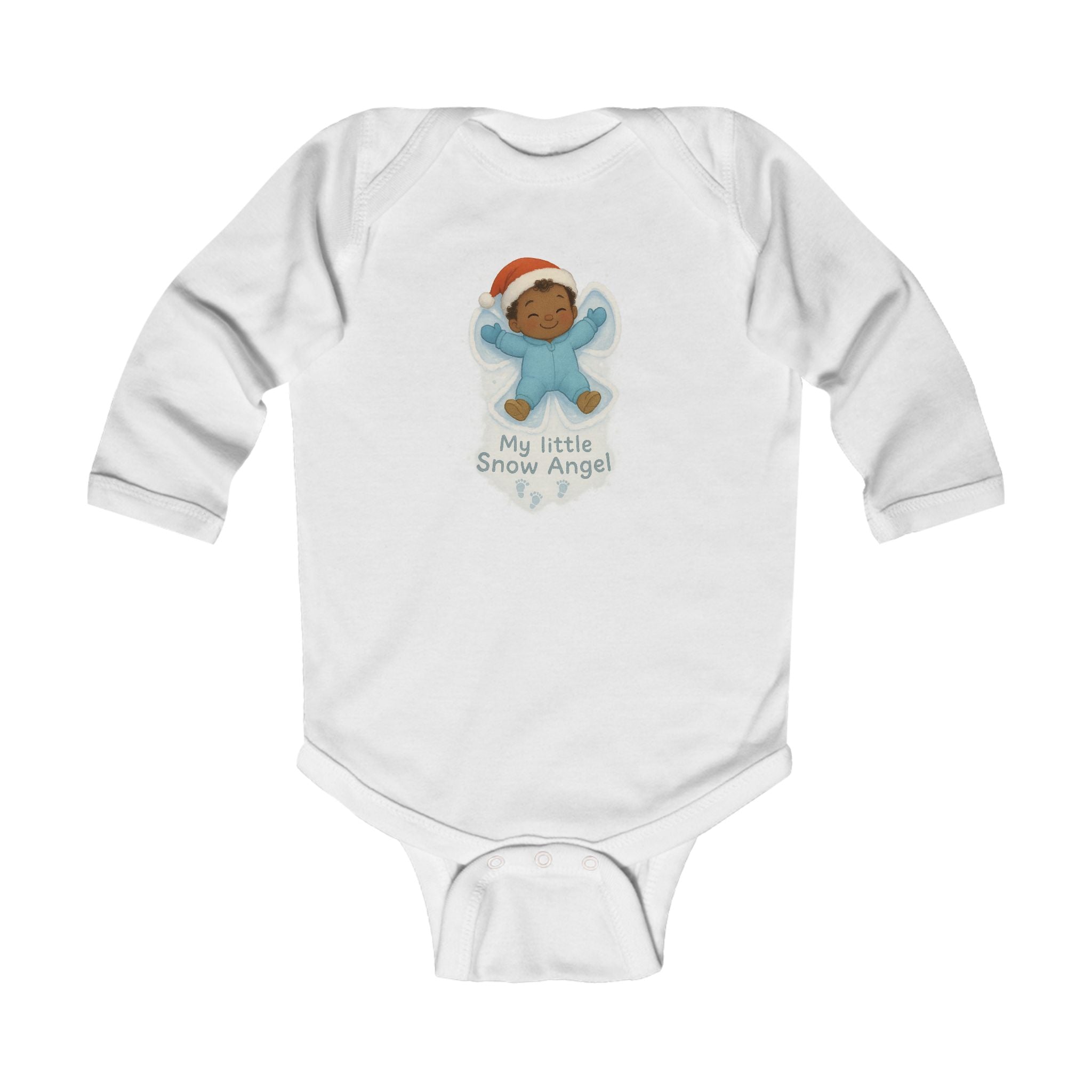 Infant Bodysuit "My Little Snow Angel" Holiday Winter Baby Onesie