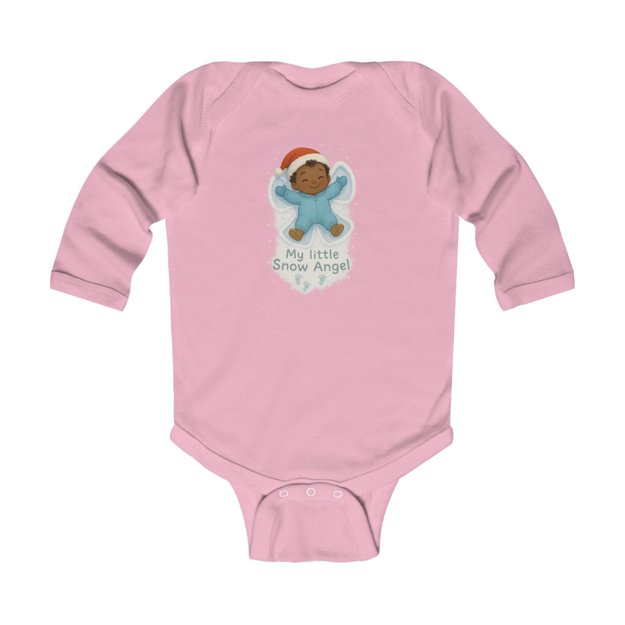 Infant Bodysuit "My Little Snow Angel" Holiday Winter Baby Onesie