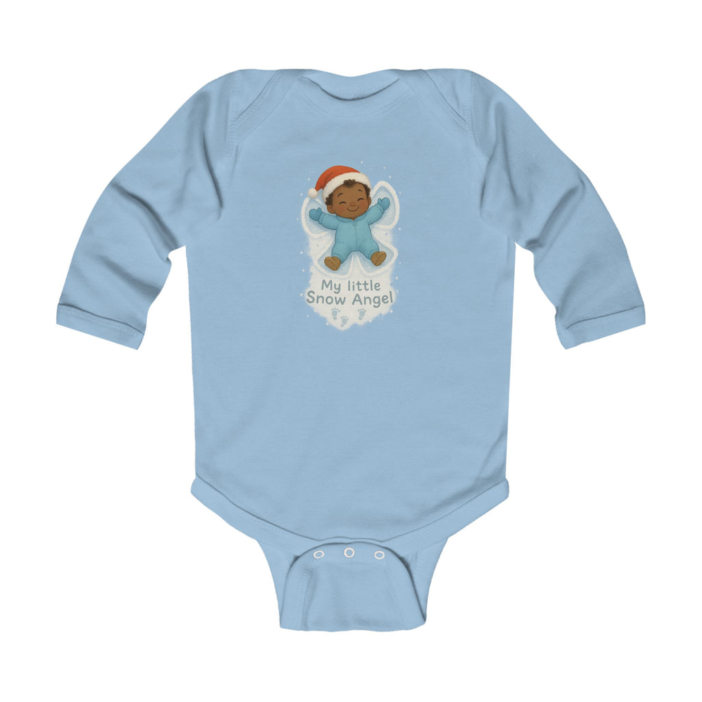 Infant Bodysuit "My Little Snow Angel" Holiday Winter Baby Onesie