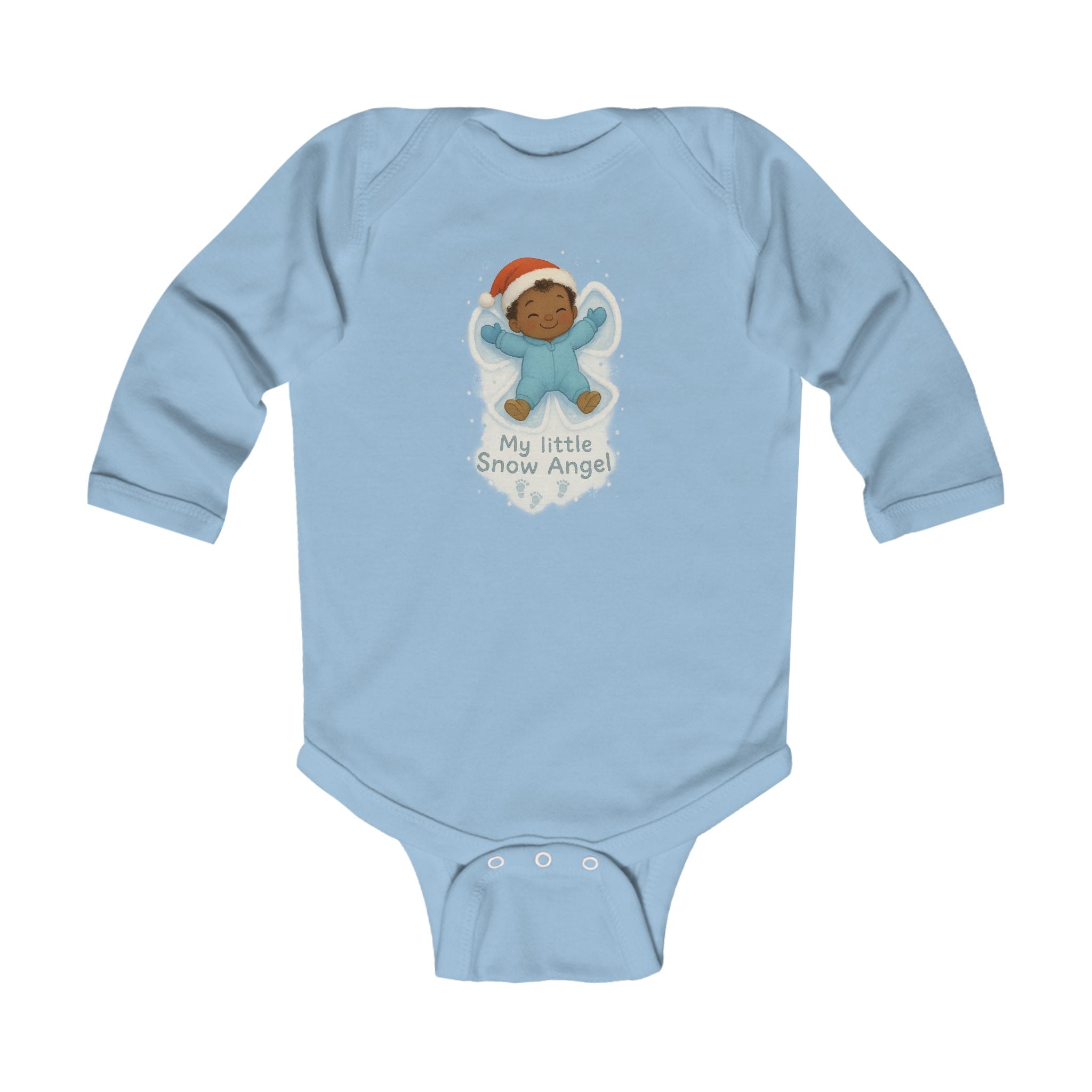 Infant Bodysuit "My Little Snow Angel" Holiday Winter Baby Onesie