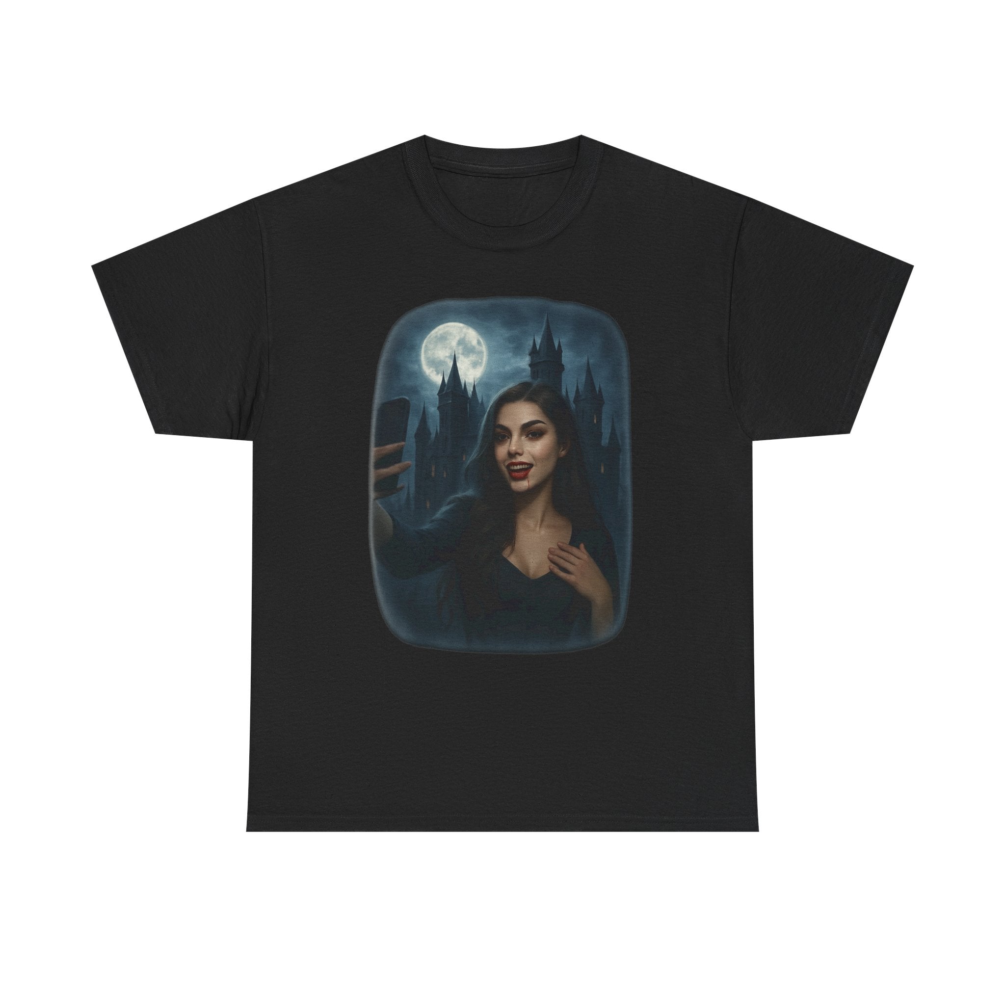 Influencer, Instagram Selfie Vampire, Unisex Tee Shirt for Halloween, Gift for Her