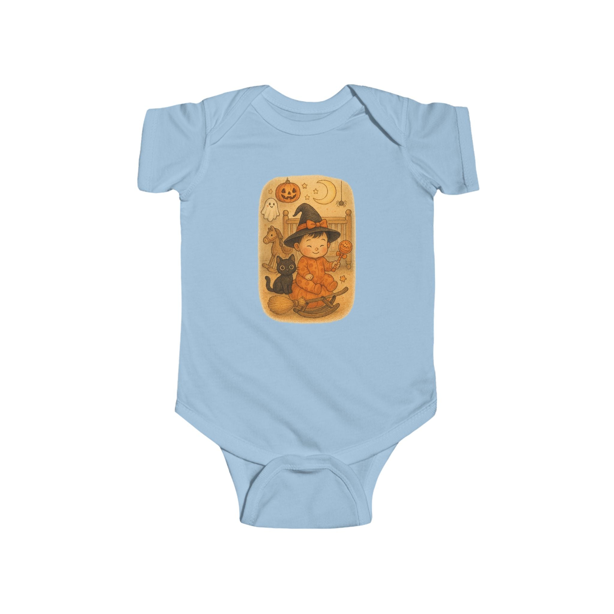 Adorable Halloween-themed Infant Bodysuit, Baby Outfit, Halloween Costume, Newborn Gift, Fall Festivities