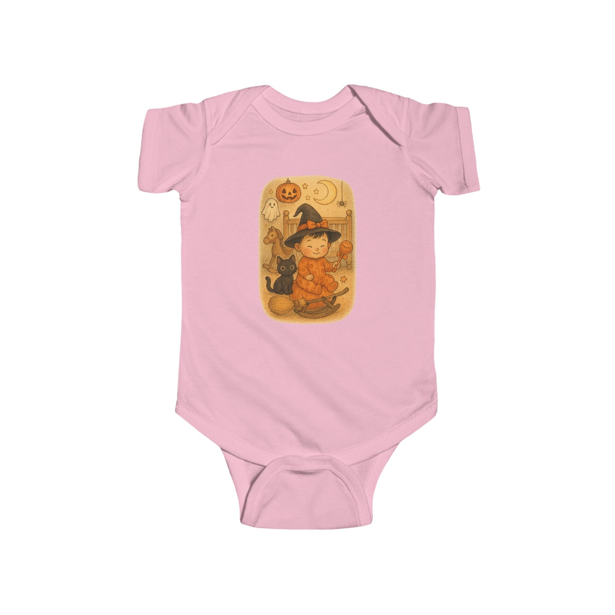 Adorable Halloween-themed Infant Bodysuit, Baby Outfit, Halloween Costume, Newborn Gift, Fall Festivities