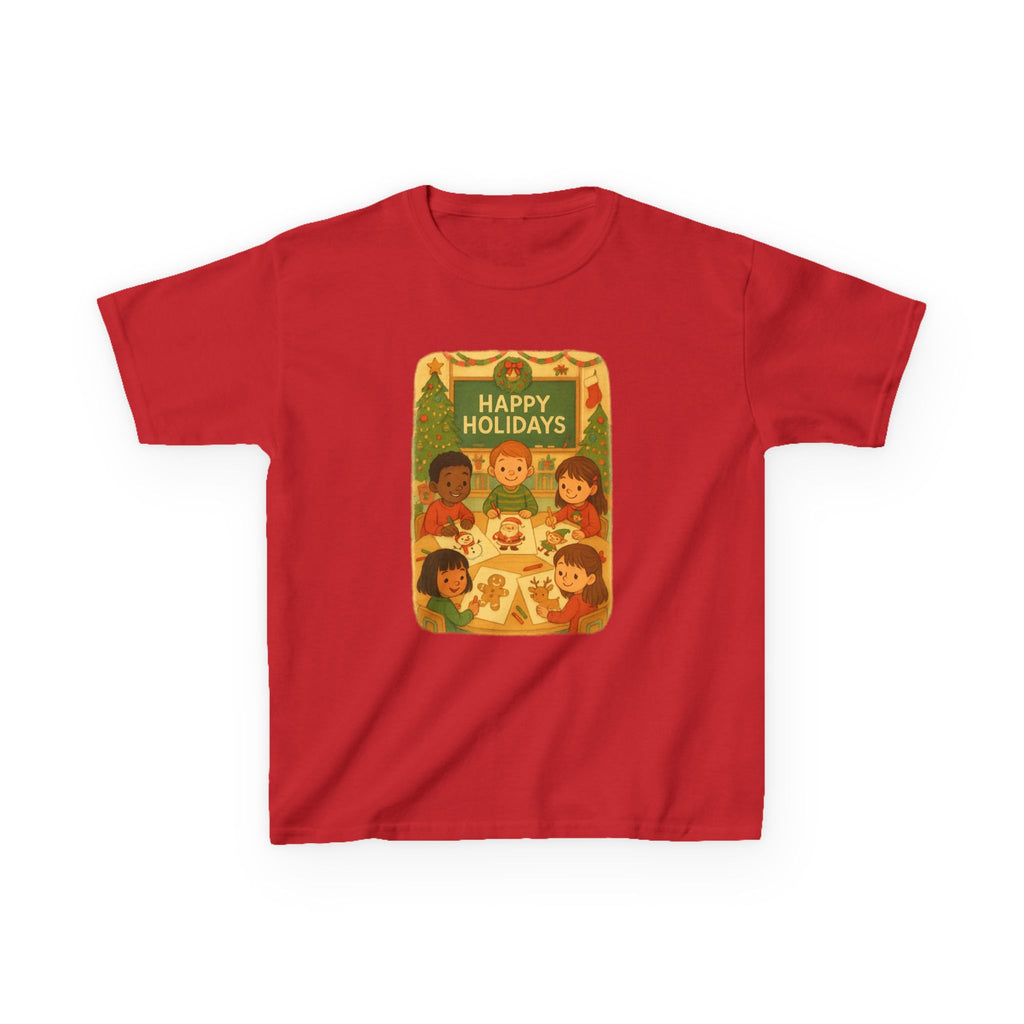 Happy Holidays School Room Christmas Kids Tee