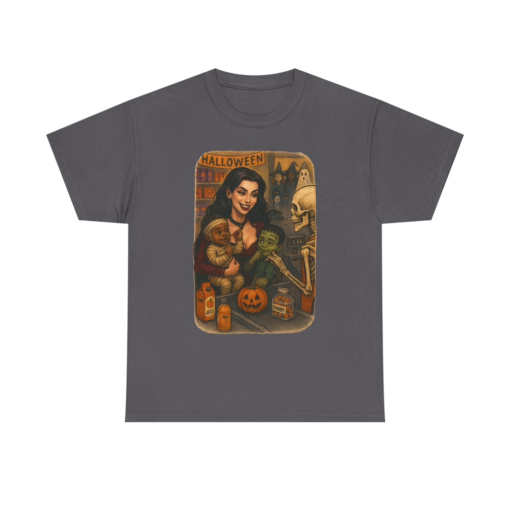 Vintage Halloween Unisex Heavy Cotton Tee, Mama, Mommy Daily life