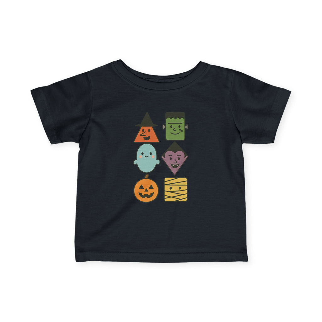 Halloween Tee with Cute Monsters, Toddler Halloween Shirt, Spooky Playdate Outfit