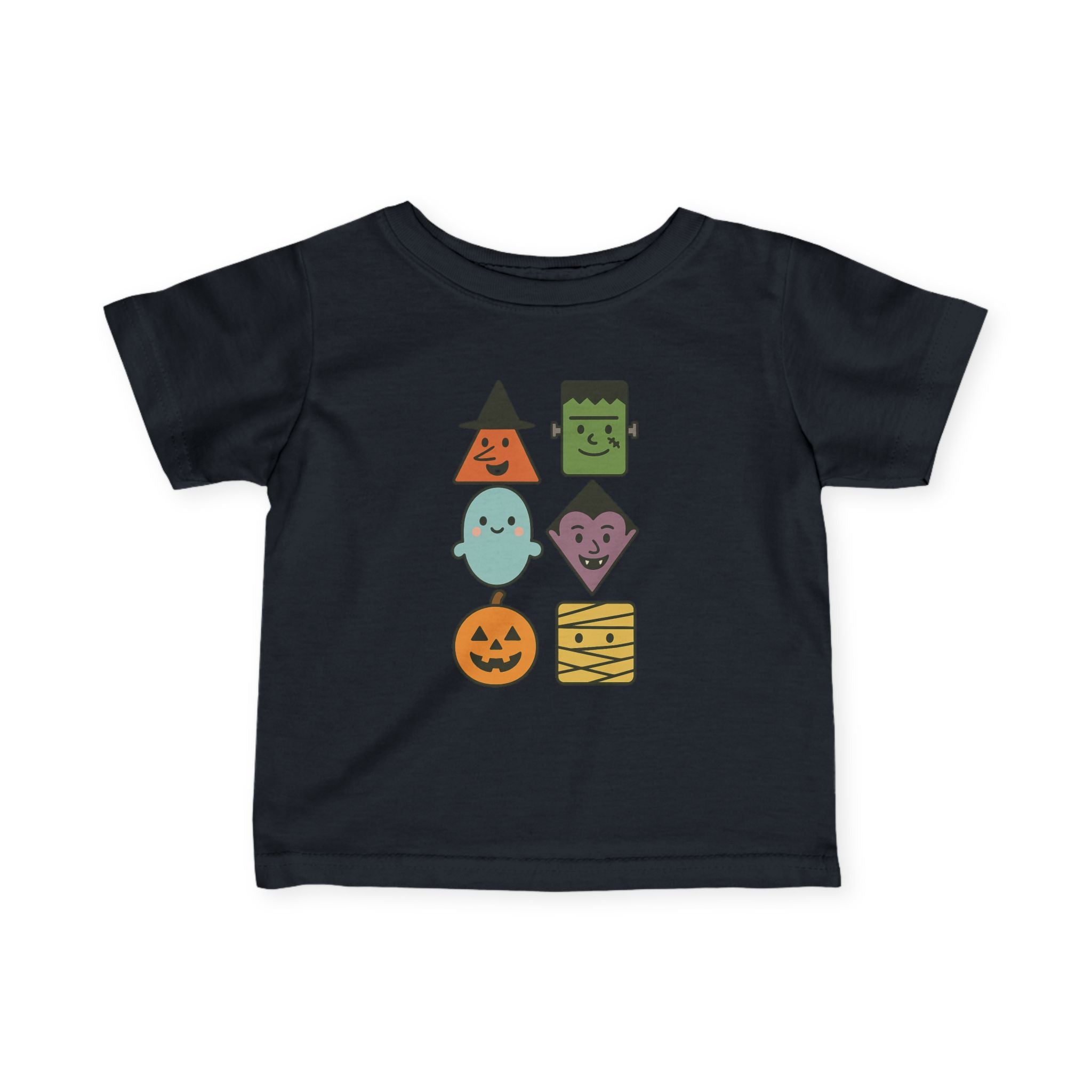 Halloween Tee with Cute Monsters, Toddler Halloween Shirt, Spooky Playdate Outfit