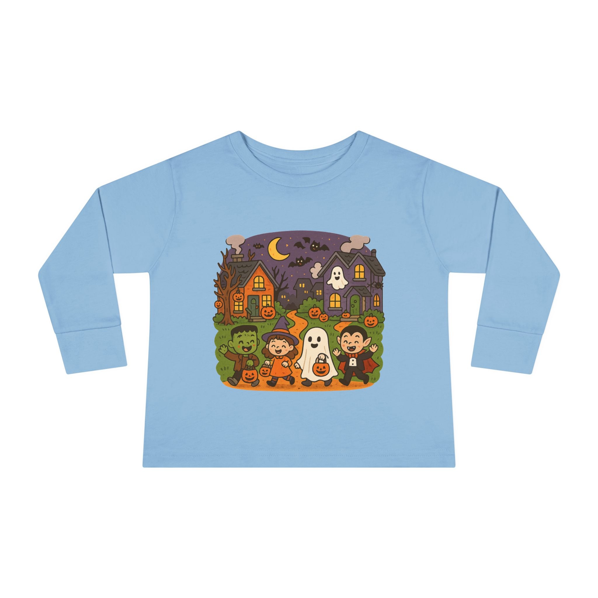Halloween Toddler Long Sleeve Tee, Cute Kids Halloween Shirt, Fall Wardrobe Piece