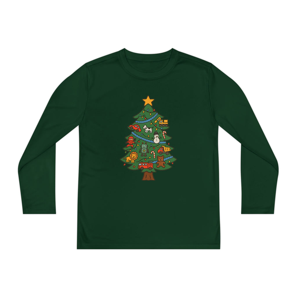 Kids' Christmas Tree Long Sleeve Tee