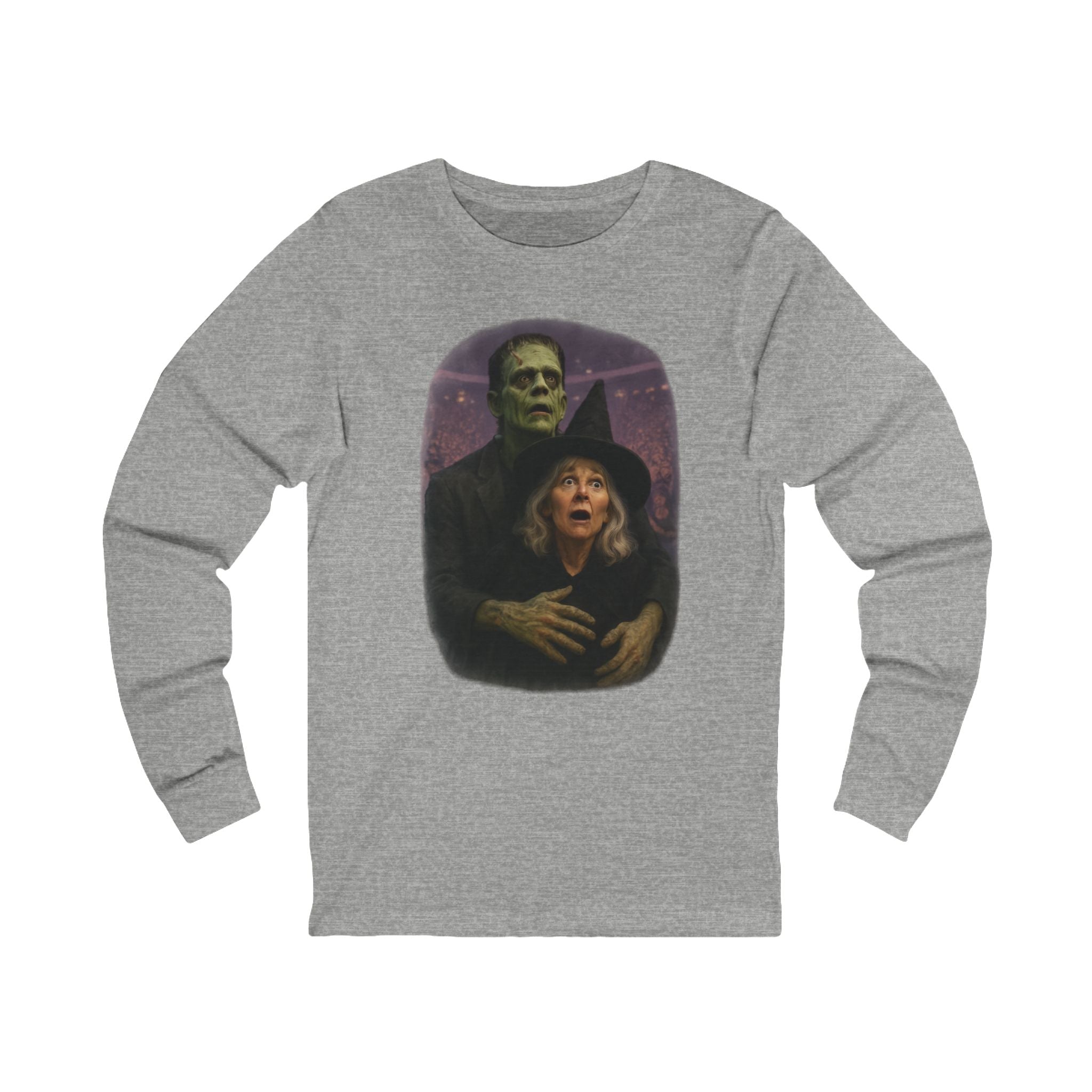 Halloween Kiss Cam Concert, Trendy Meme Adult Long Sleeve T-shirt