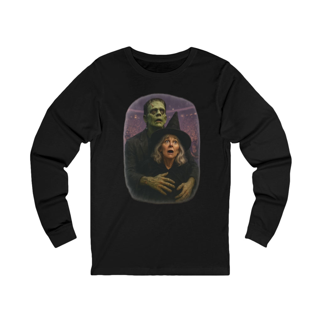 Halloween Kiss Cam Concert, Trendy Meme Adult Long Sleeve T-shirt