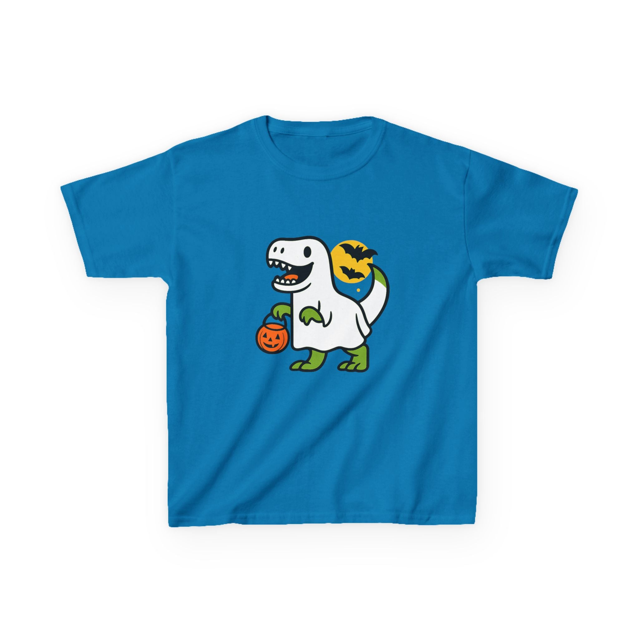 Dinosaur Halloween Kids Tee, Fun Graphic Tee, Kids Cotton Shirt, Cute Kids Tee
