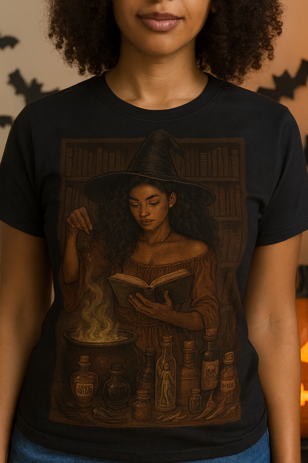 Alchemy-Themed Unisex Heavy Cotton Tee, Vintage Aesthetic Shirt, Dark Romance Book, Witchcraft Apparel