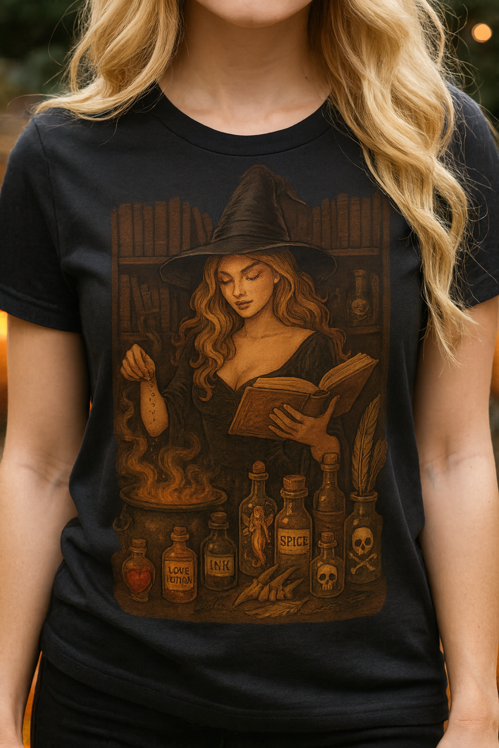 Spellbinding Witchy Tee, Dark Romance Book, Unisex Heavy Cotton Tee, Halloween Shirt, Gift for Witches