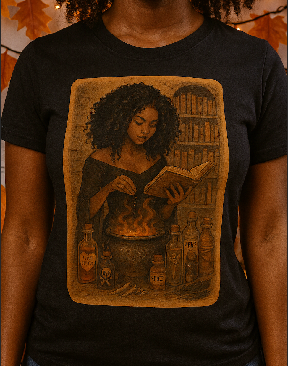 Bohemian Reader Tee, Cozy Unisex Tee, Halloween, Dark Romance Book, Book Lover's Shirt, Halloween Apparel