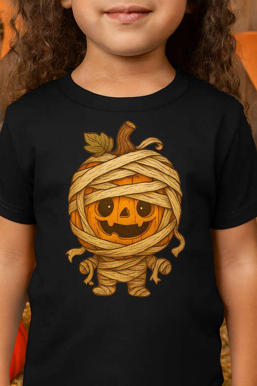 Adorable Halloween Infant Bodysuit, Cute Baby Costume, Pumpkin Mummy Onesie, Baby Shower Gift