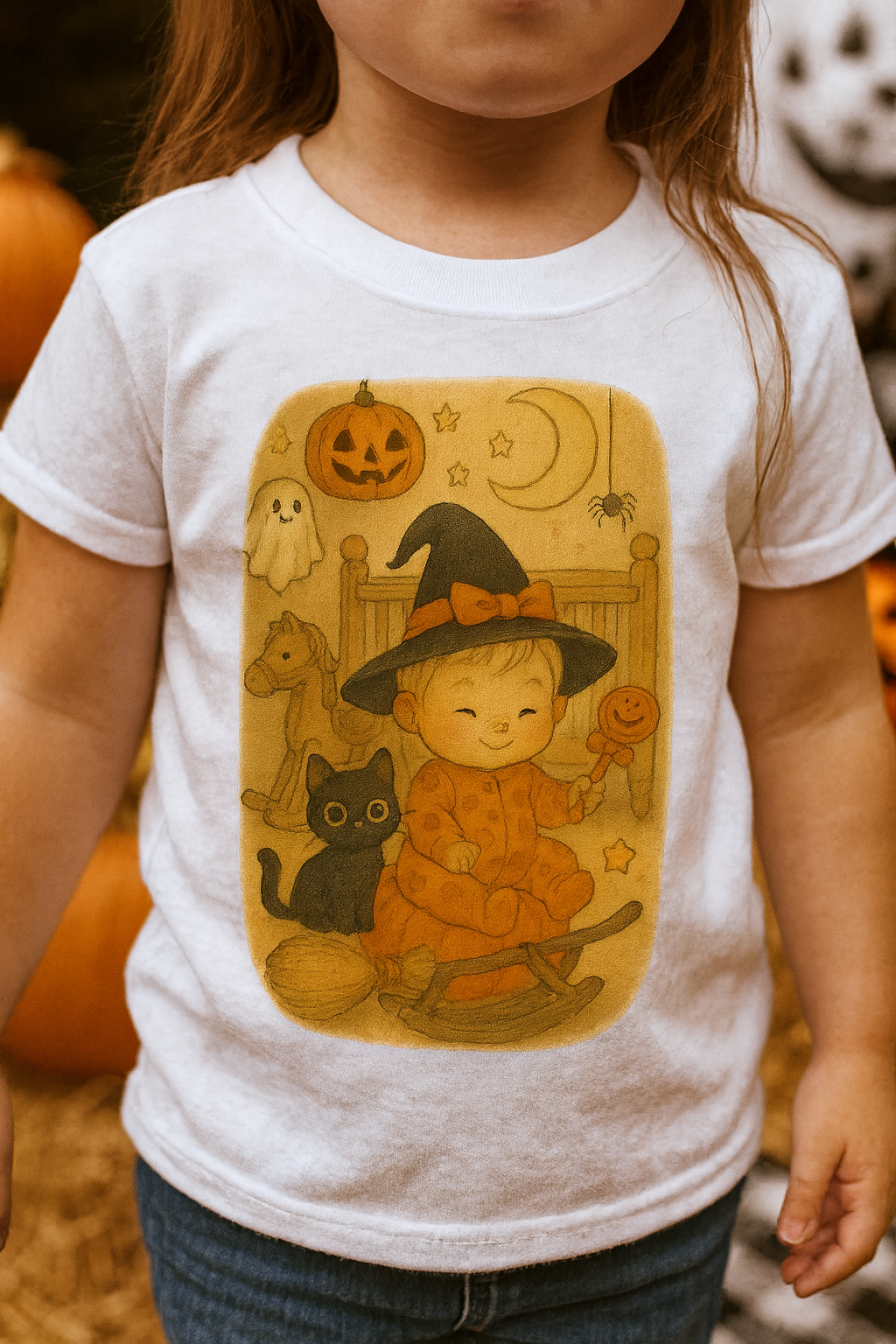 Toddler Halloween Witch Tee | Cute Toddler Costume Shirt, Kids Halloween Outfit, Fall-Themed Clothing
