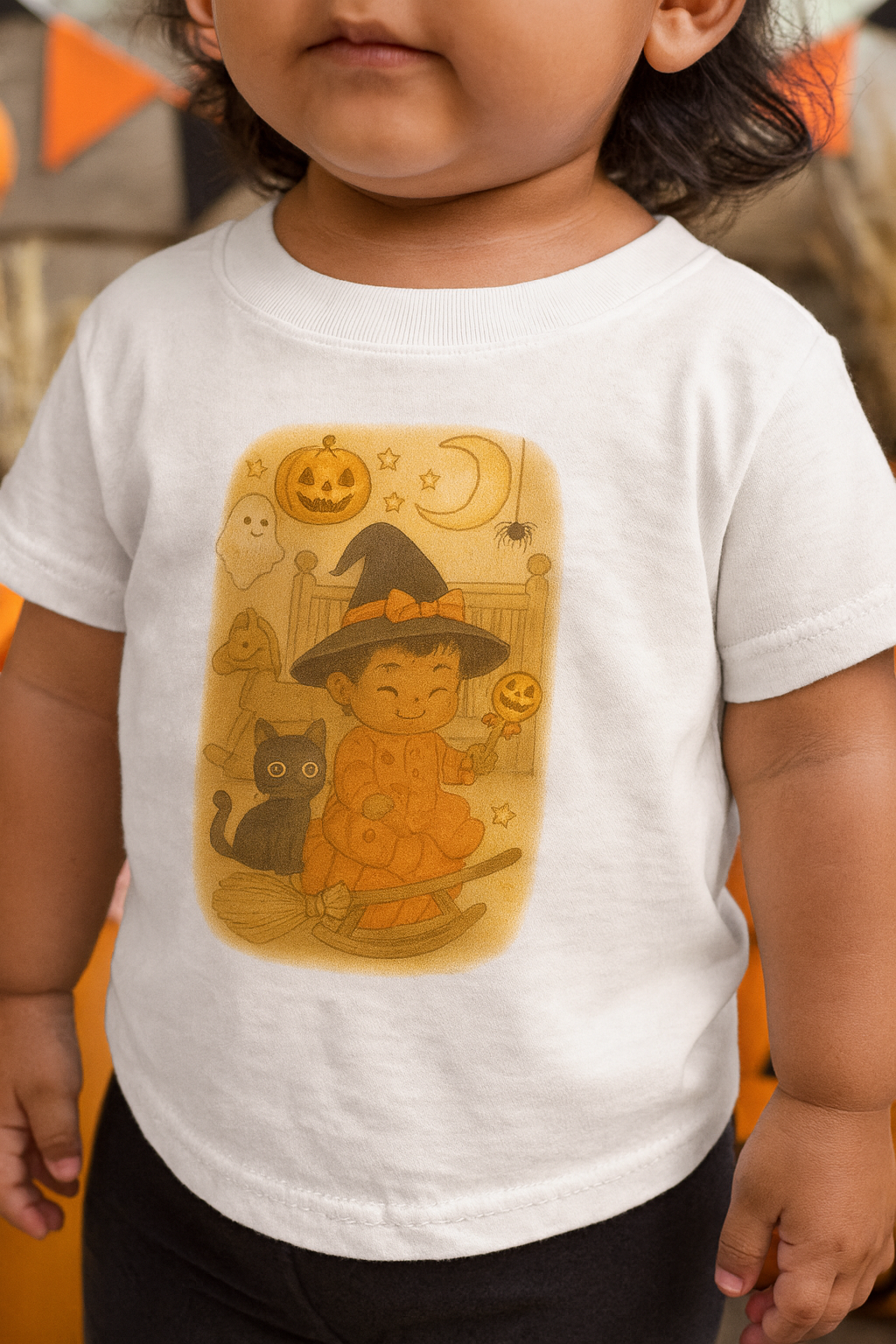 Halloween Toddler Tee, Cute Toddler Witch Shirt, Long Sleeve Kids Tee, Autumn Baby Outfit