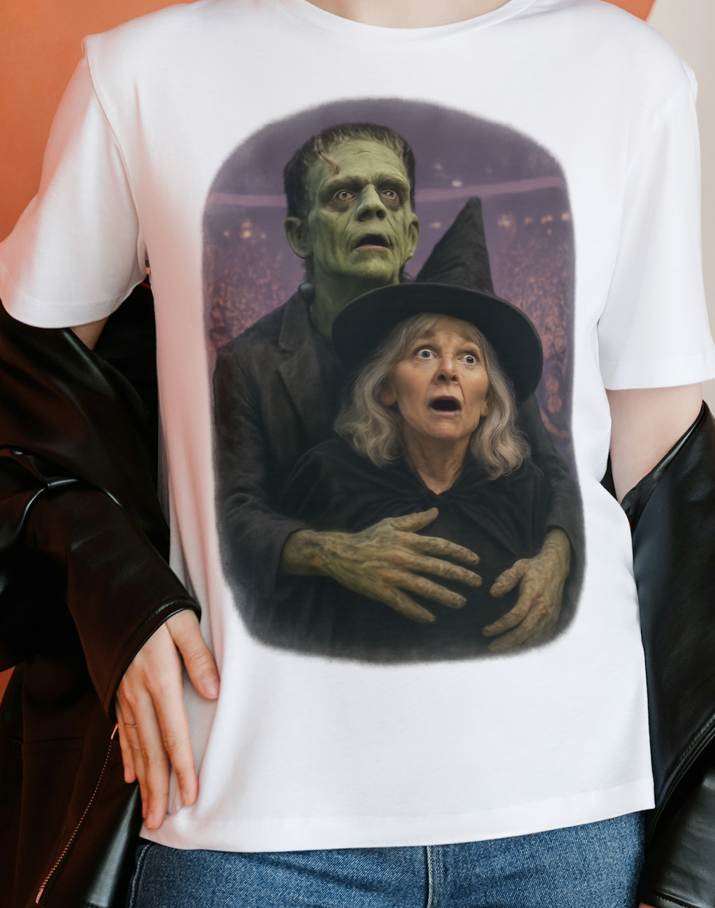 Halloween Kiss Cam Concert, Trendy Meme Adult T-shirt