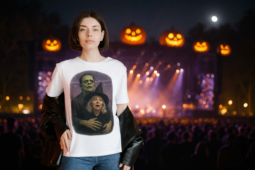 Halloween Kiss Cam Concert, Trendy Meme Adult Long Sleeve T-shirt