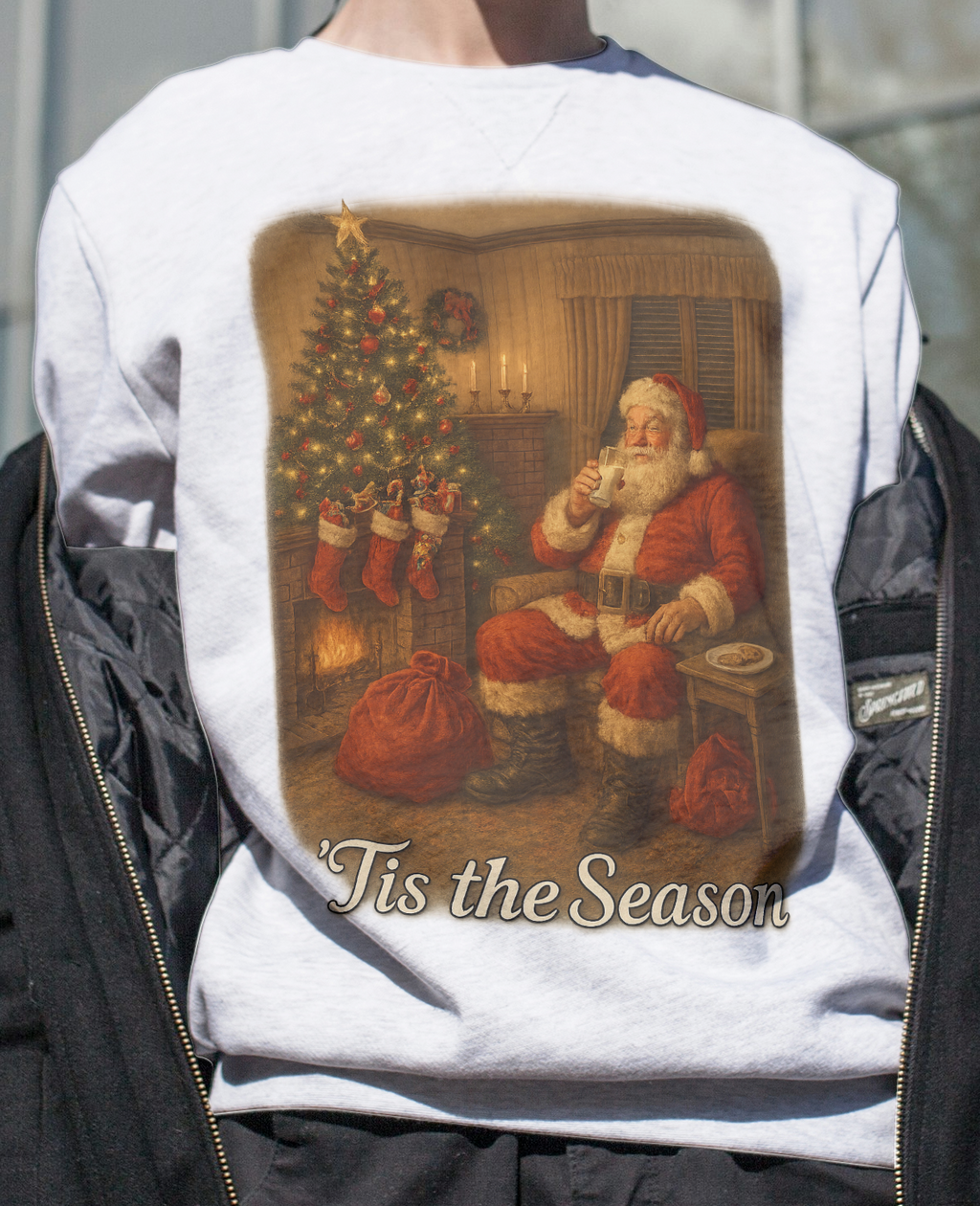 Vintage Nostalgic Christmas Santa Clause Sweatshirt